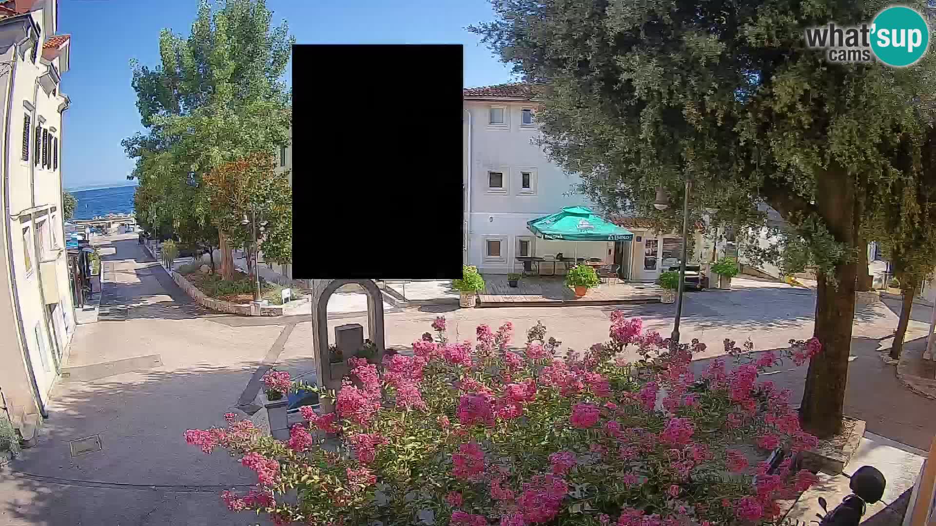 Webcam Mošćenička Draga Center – Live View of the Town Center