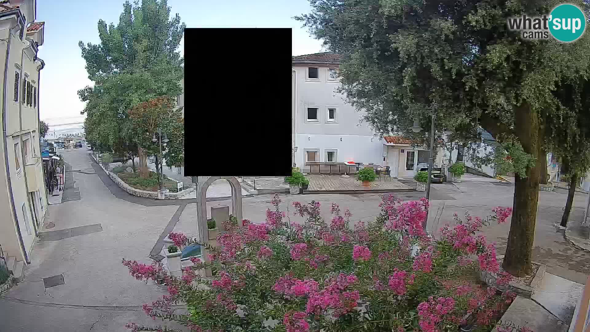 Webcam Mošćenička Draga Center – Live View of the Town Center