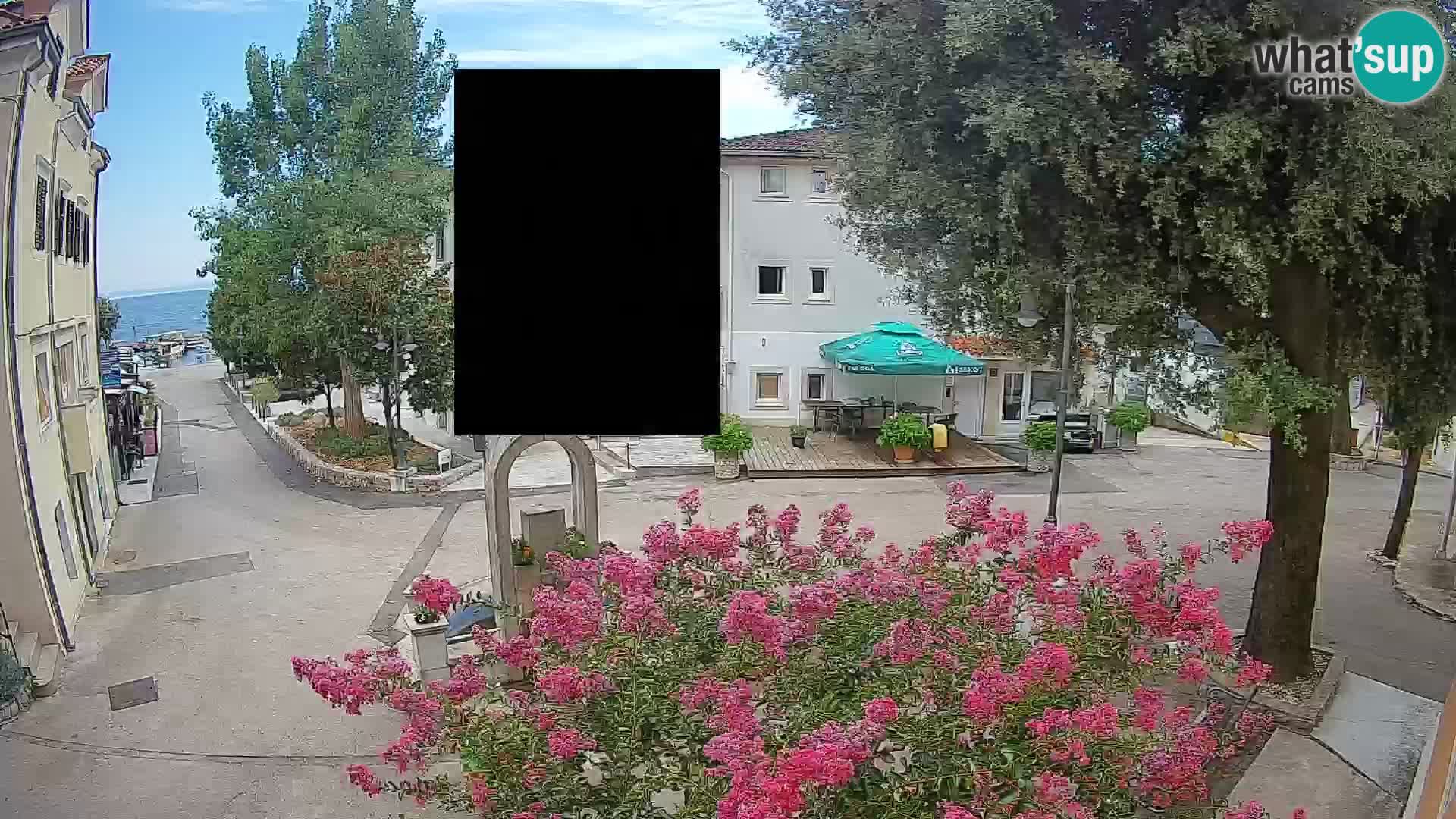 Webcam Mošćenička Draga Zentrum – Liveblick auf das Ortszentrum