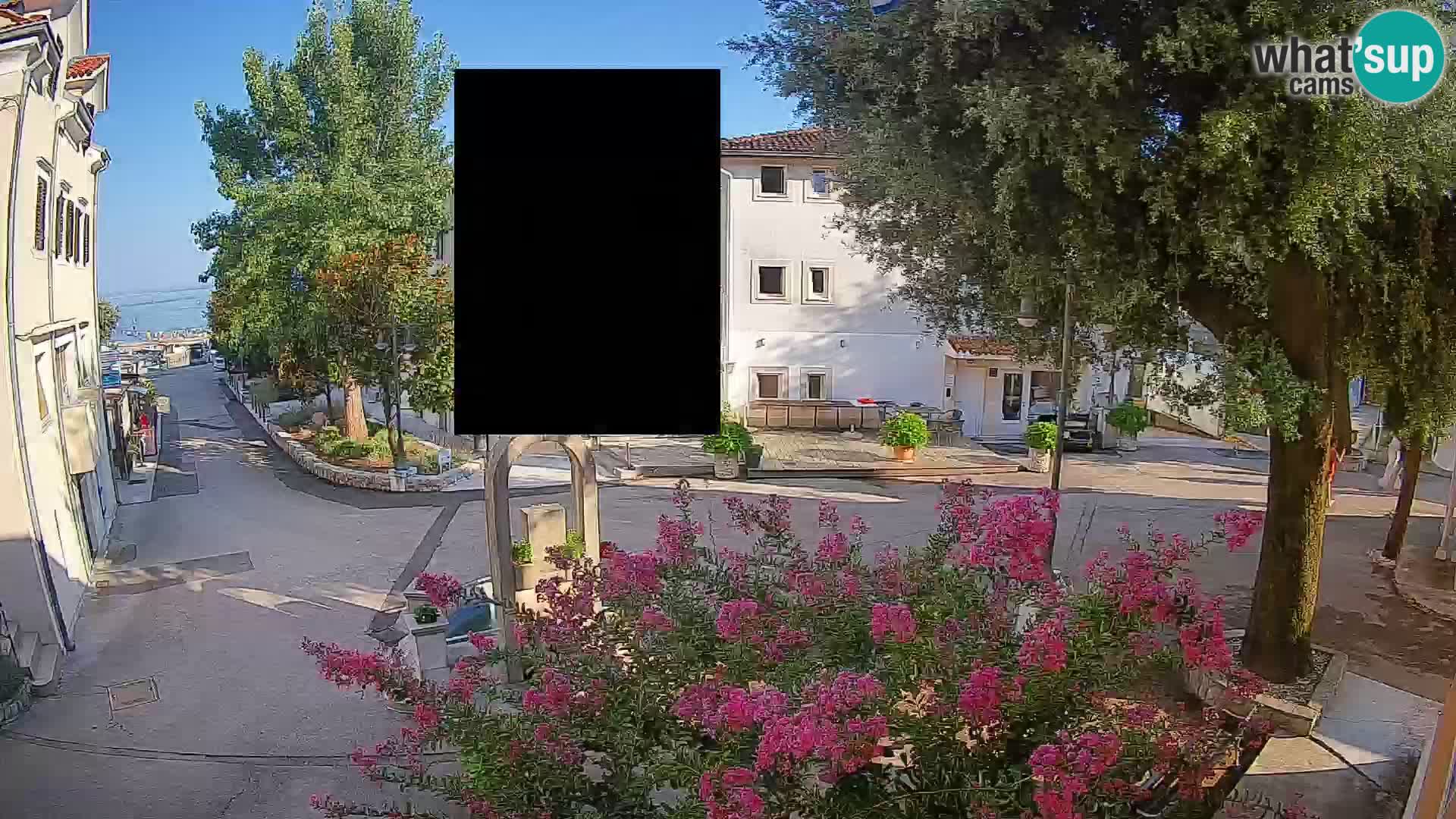 Webcam Mošćenička Draga Zentrum – Liveblick auf das Ortszentrum