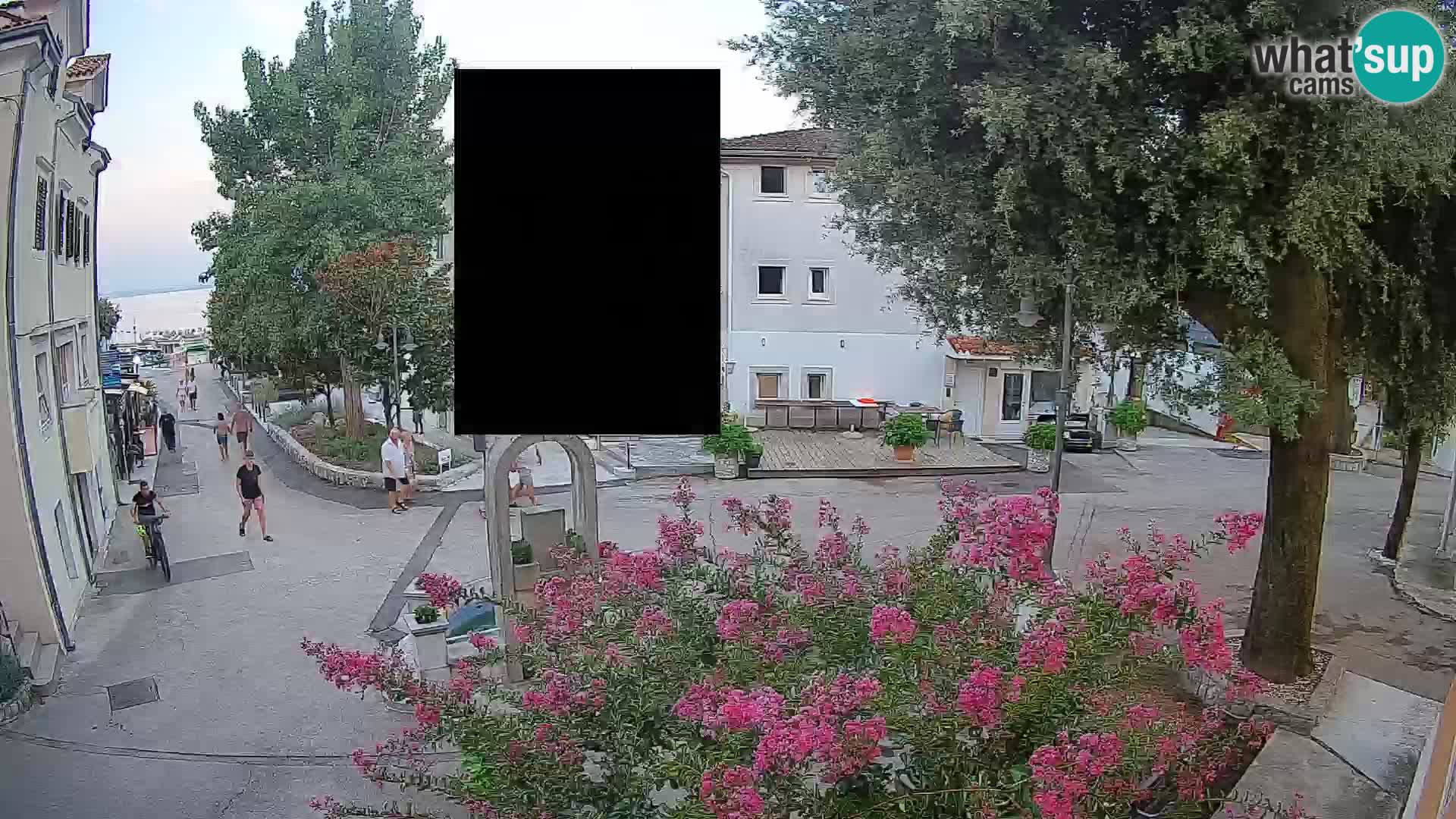 Web kamera centar Mošćeničke Drage – Pogled uživo