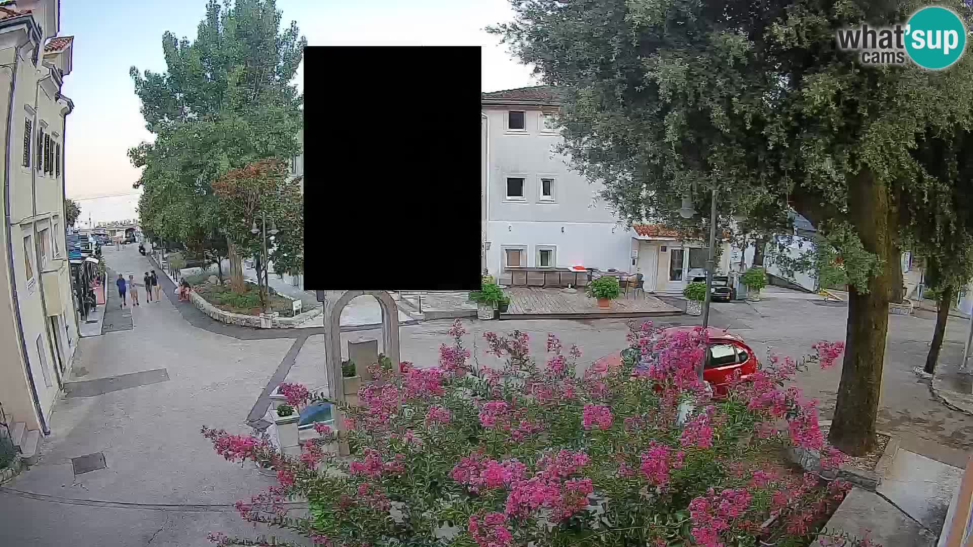 Webcam centre de Mošćenička Draga – Vue en direct du centre-ville