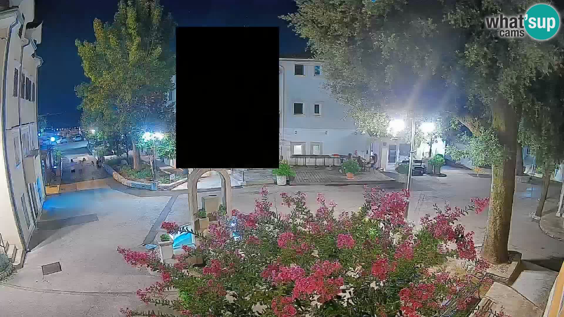 Webcam Mošćenička Draga Center – Live View of the Town Center