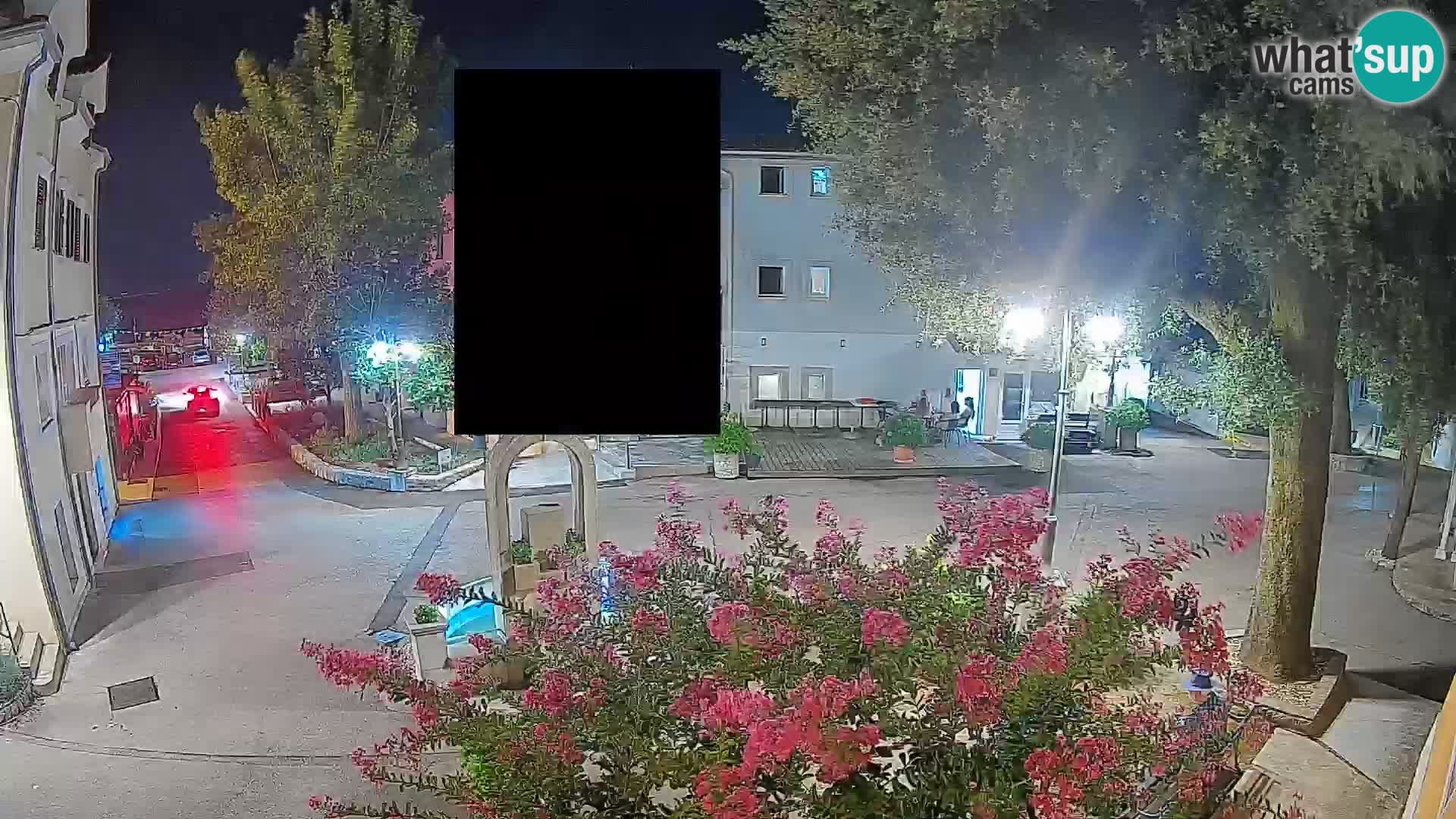 Webcam Mošćenička Draga Center – Live View of the Town Center