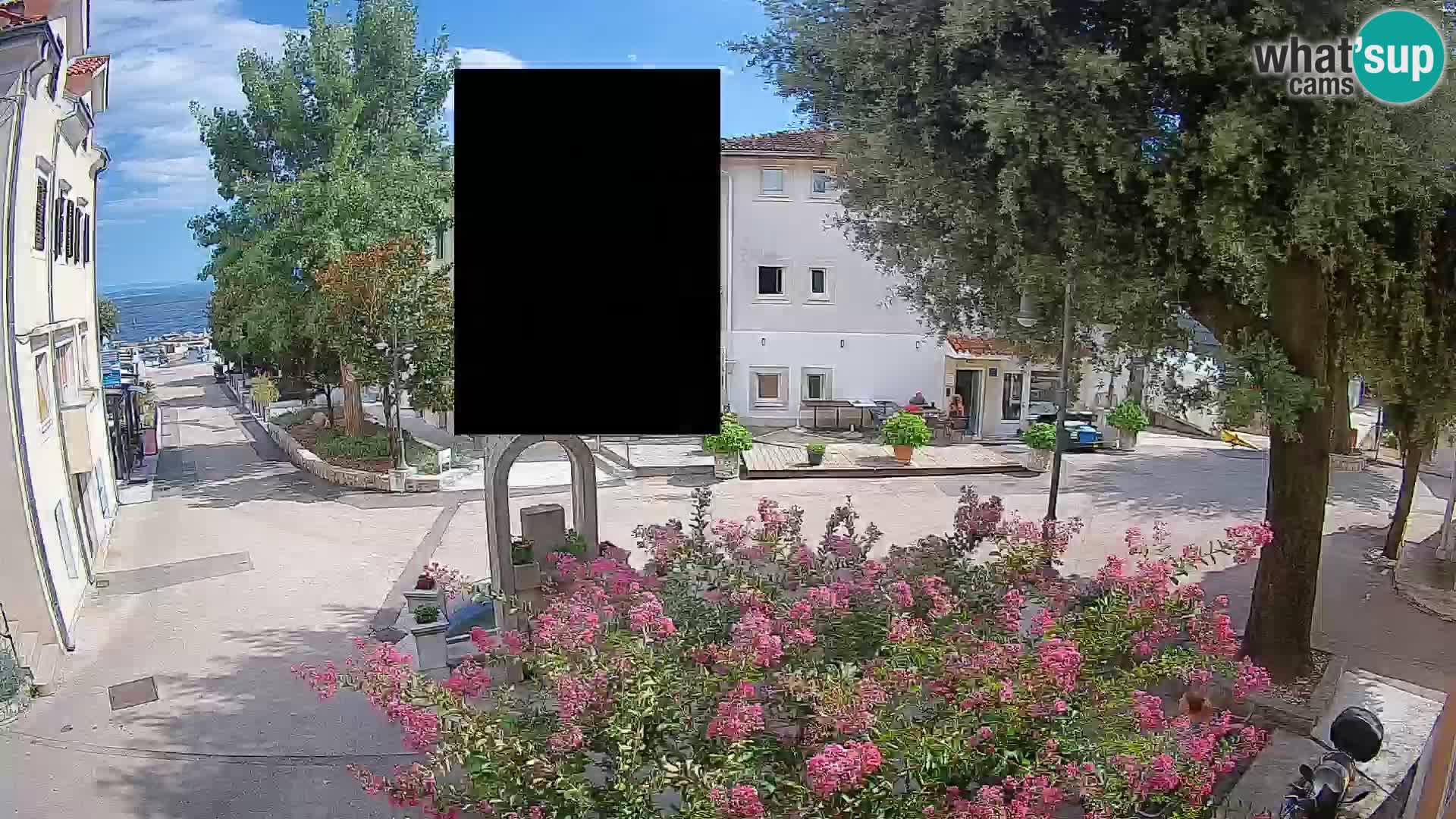 Webcam Centro Draga di Moschiena – Vista live sul centro