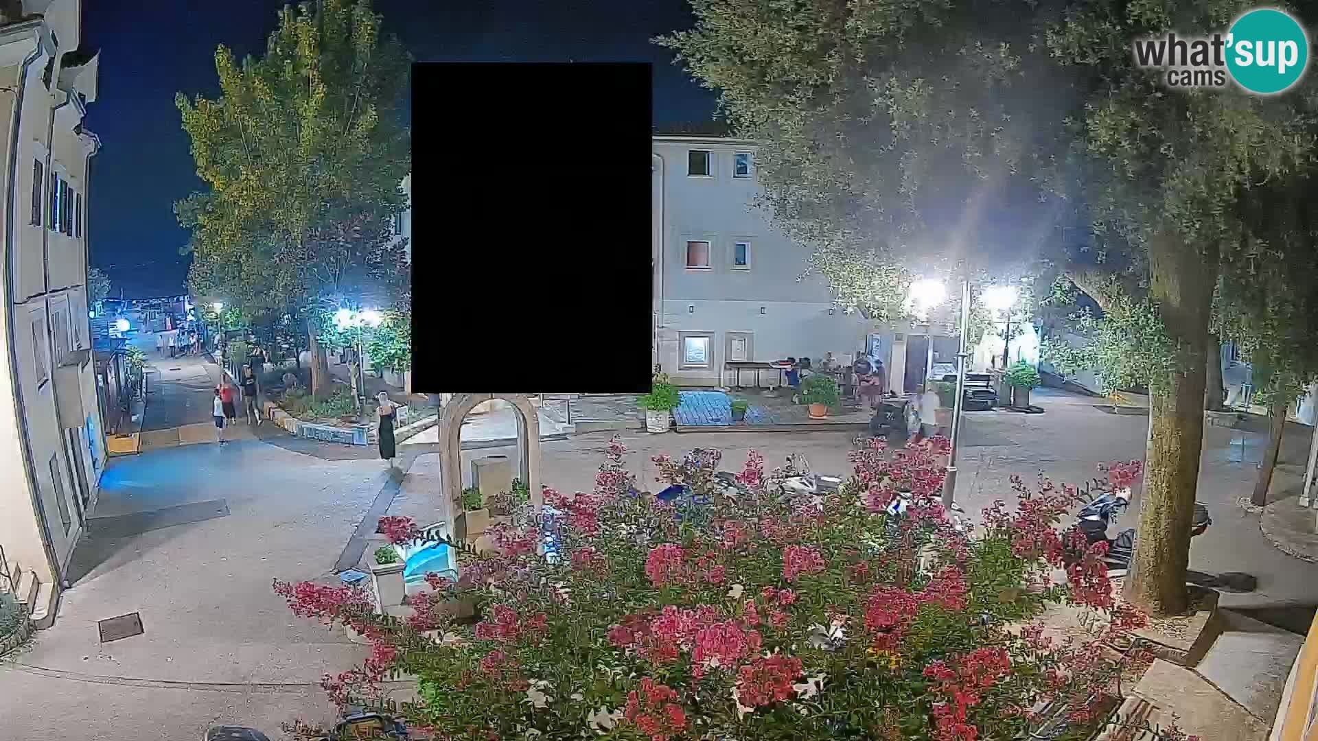 Webcam Mošćenička Draga Center – Live View of the Town Center