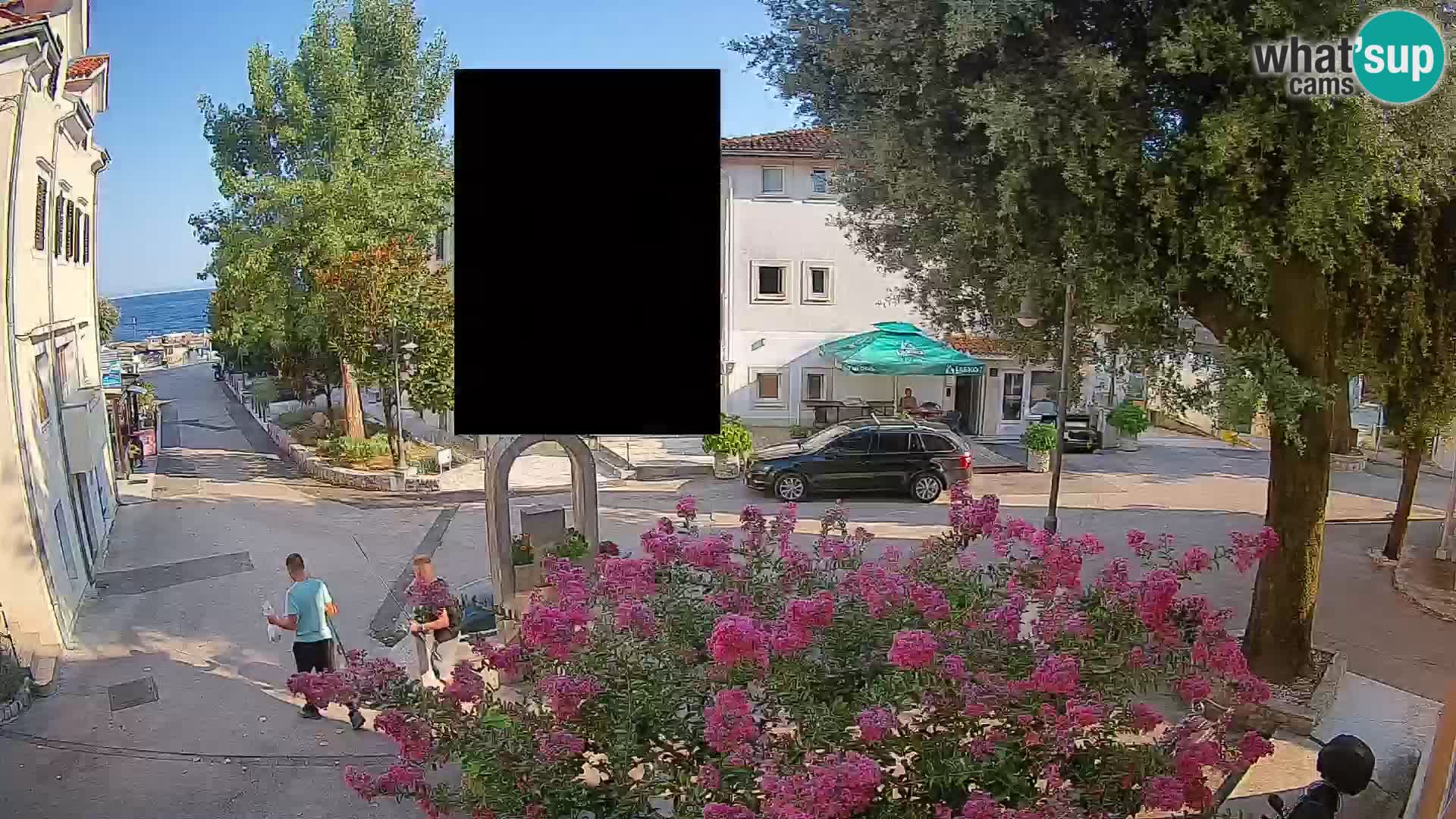 Web kamera centar Mošćeničke Drage – Pogled uživo