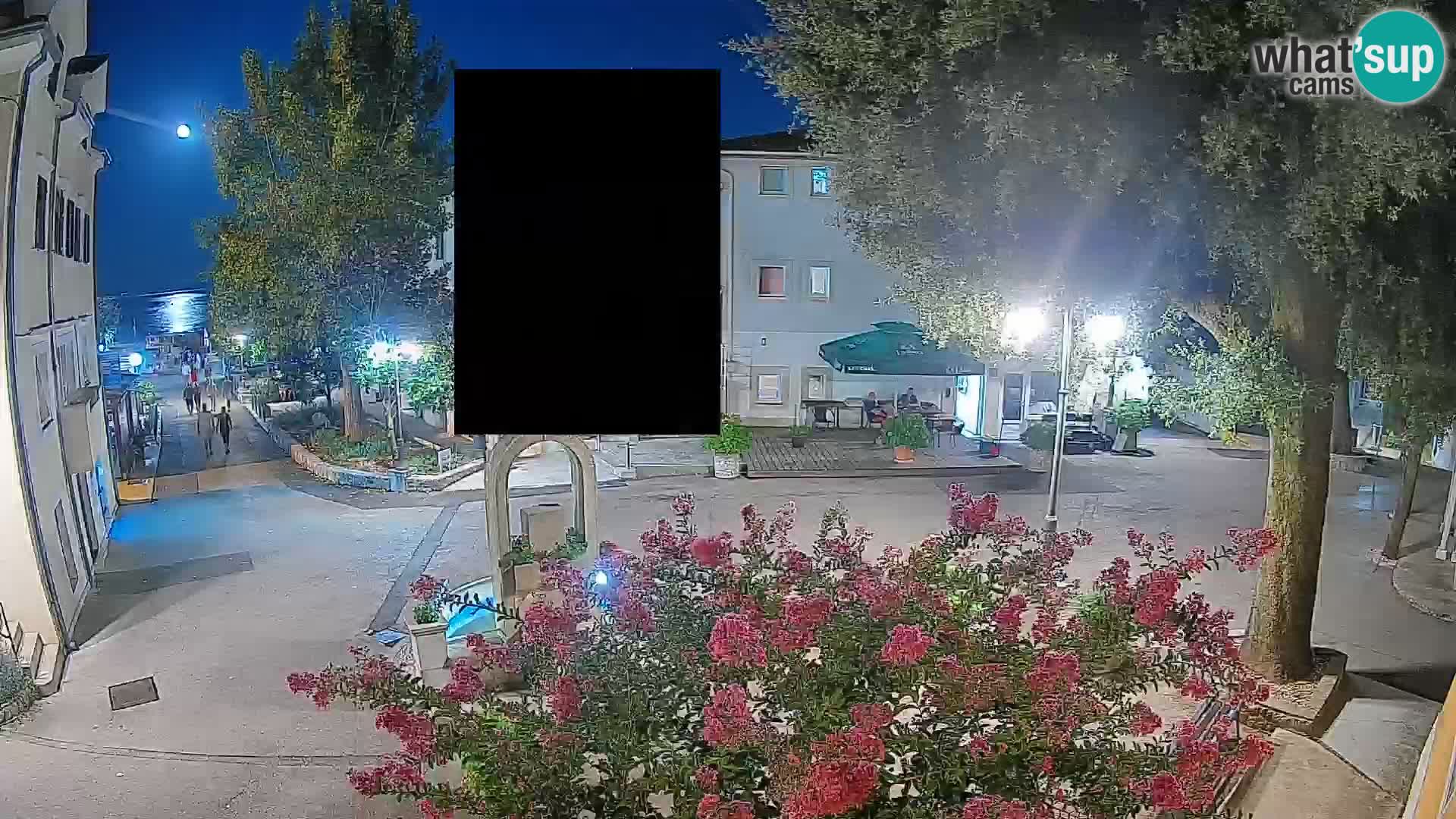 Webcam Mošćenička Draga Center – Live View of the Town Center