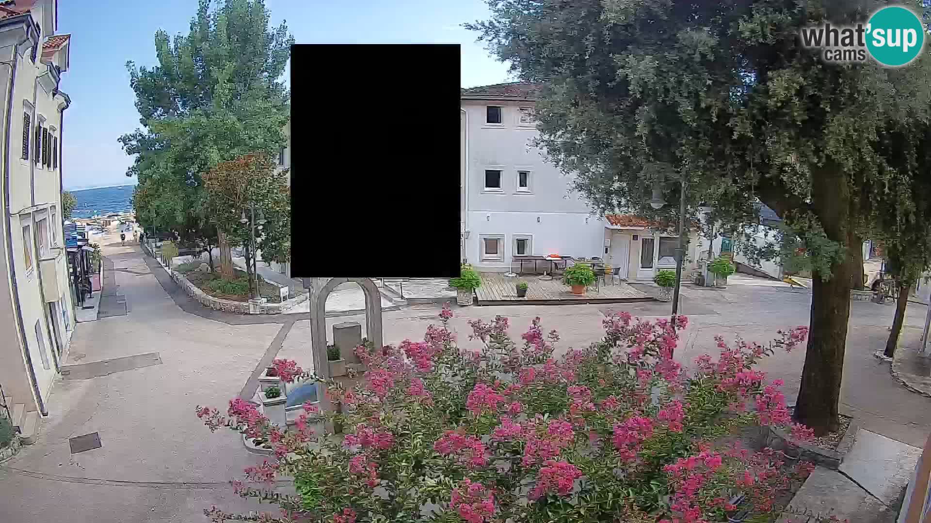 Web kamera centar Mošćeničke Drage – Pogled uživo