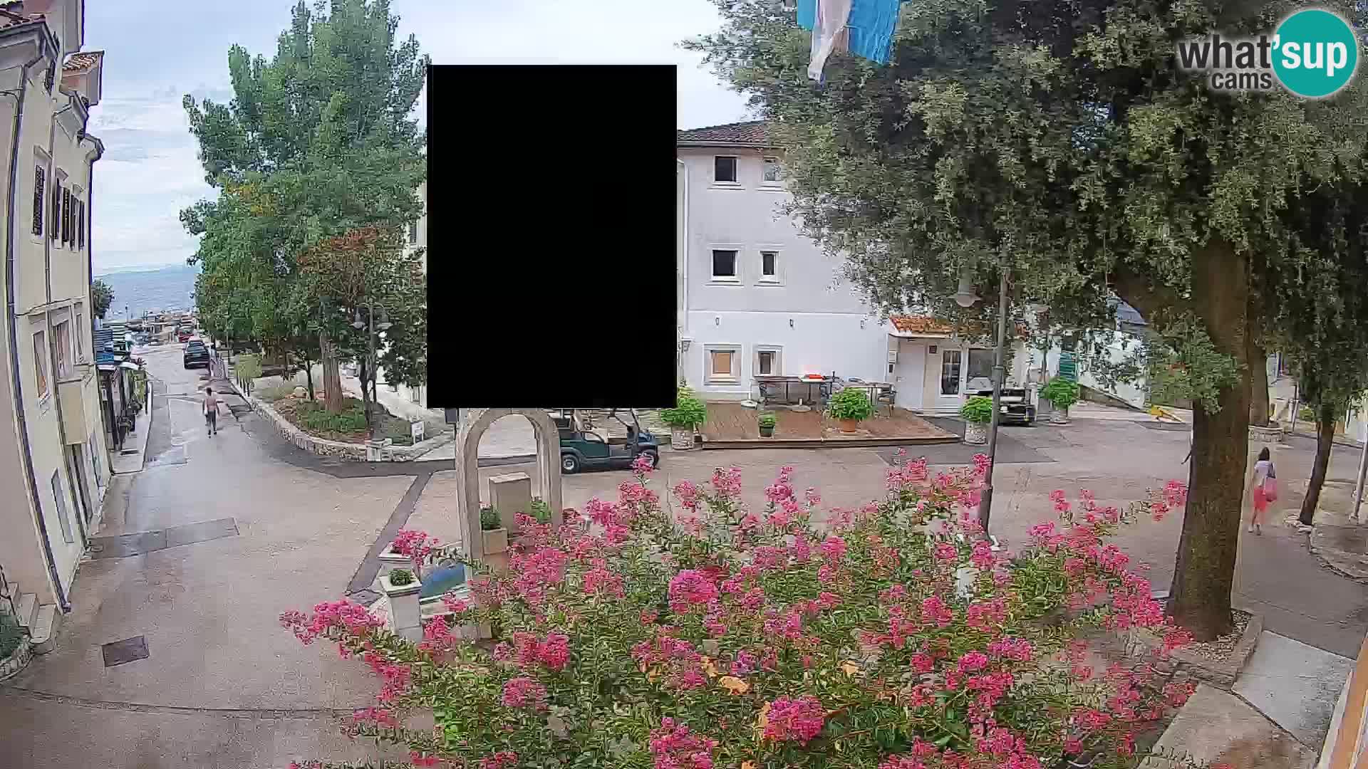 Webcam Mošćenička Draga Center – Live View of the Town Center