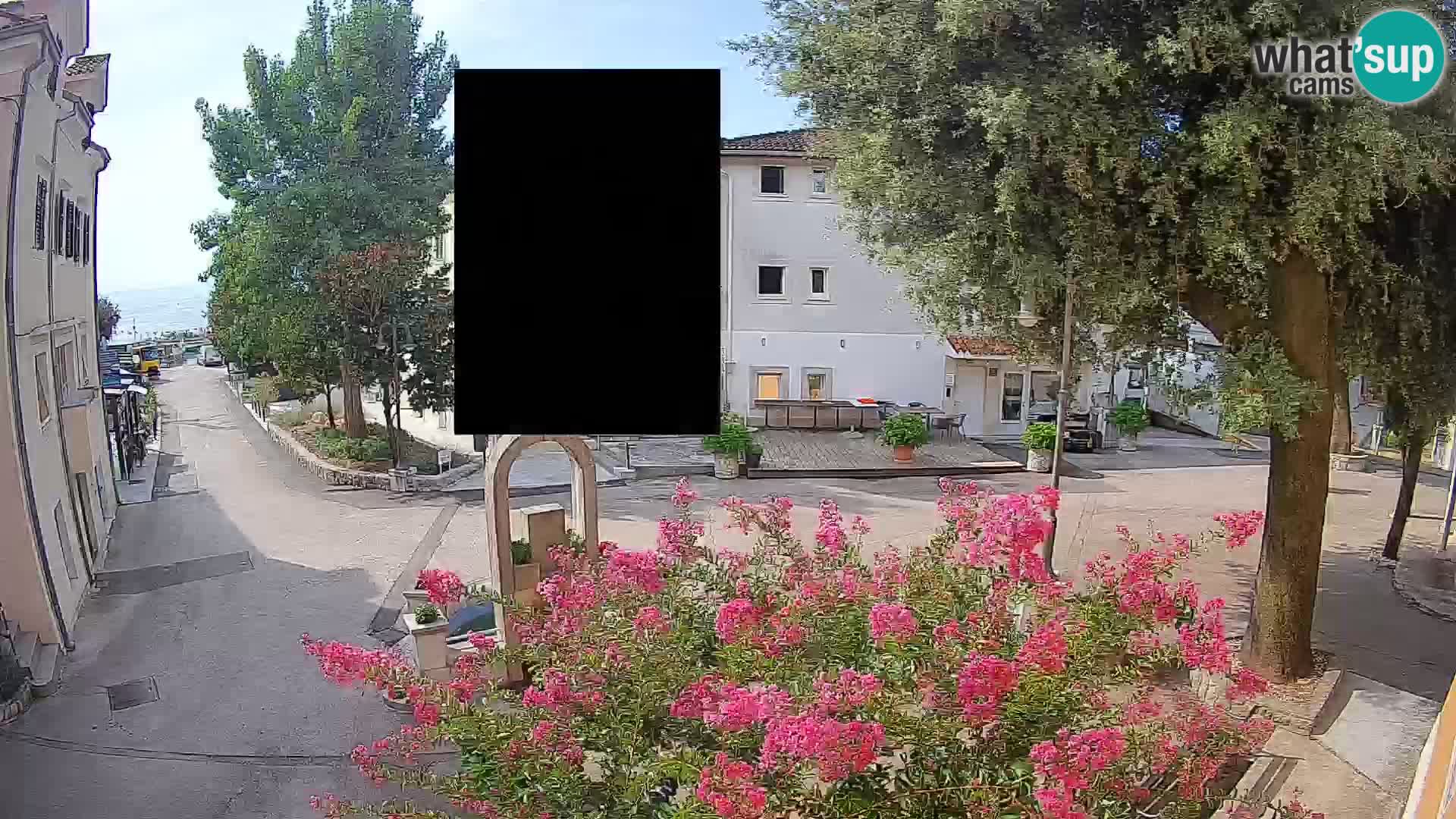 Webcam Mošćenička Draga Zentrum – Liveblick auf das Ortszentrum