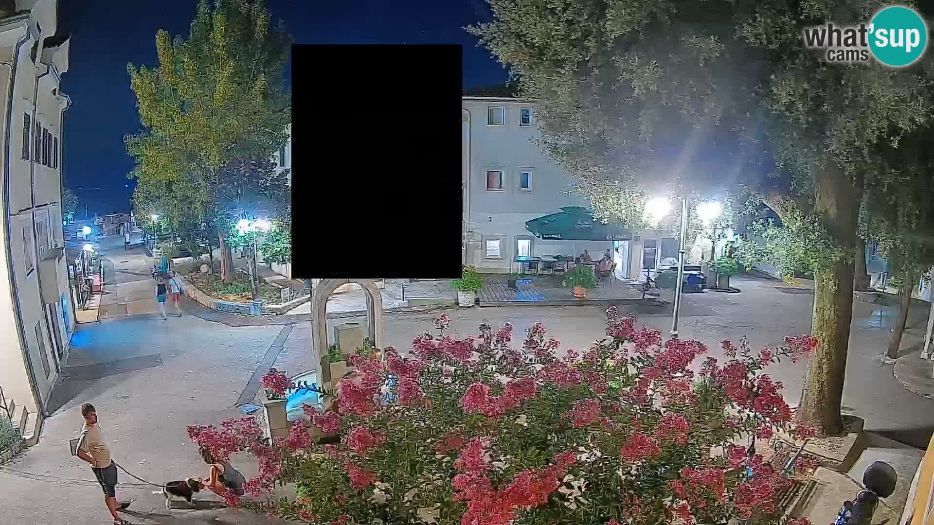 Webcam Mošćenička Draga Center – Live View of the Town Center