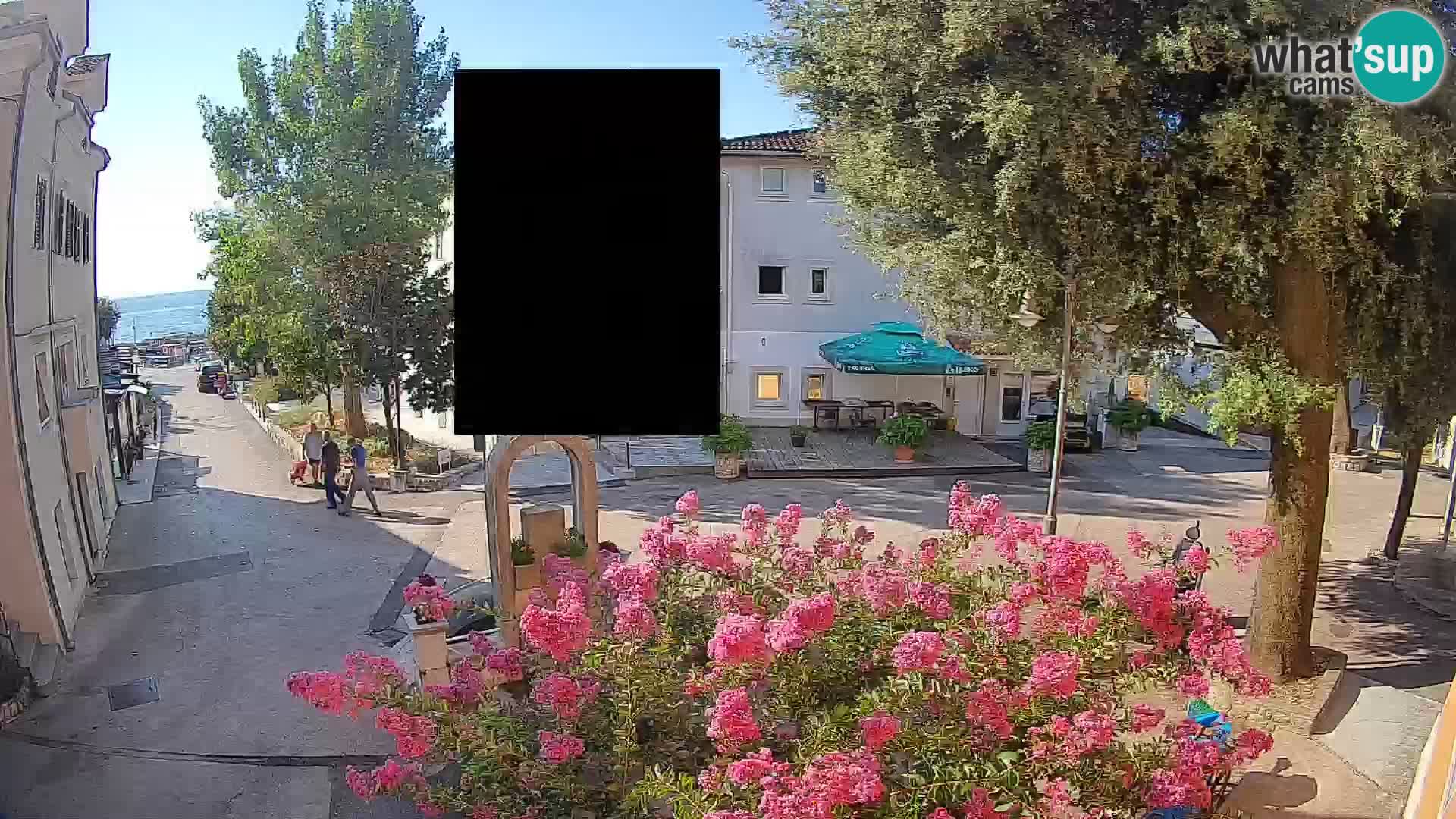Webcam Centre de Mošćenička Draga – Vue en direct du centre-ville