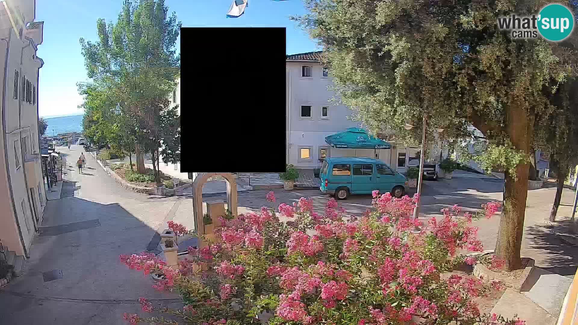 Webcam Centro Draga di Moschiena – Vista live sul centro