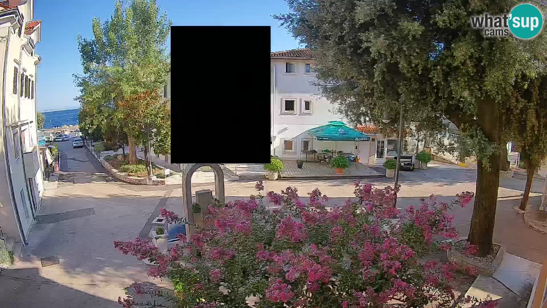 Webcam Mošćenička Draga Zentrum – Liveblick auf das Ortszentrum