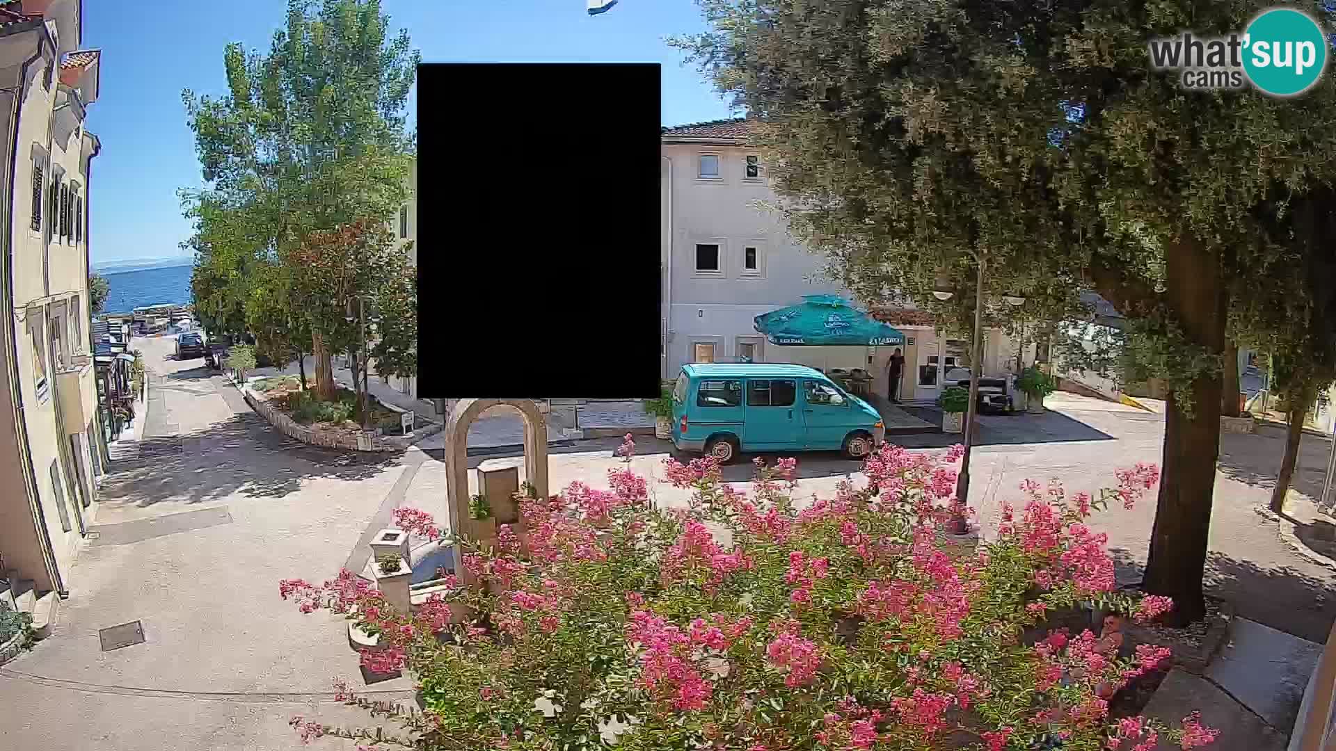 Webcam Centro Draga di Moschiena – Vista live sul centro