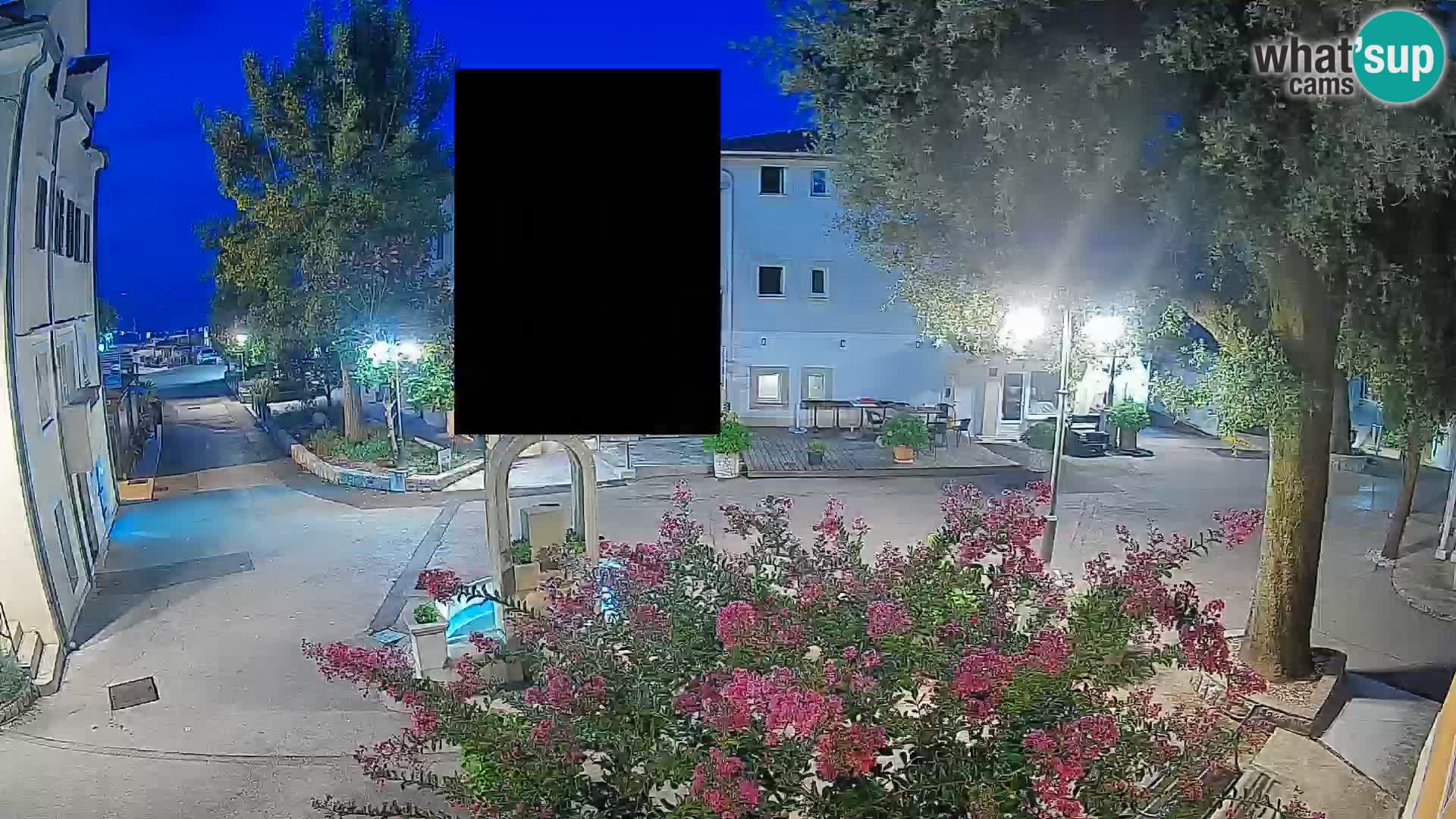 Webcam Mošćenička Draga Center – Live View of the Town Center