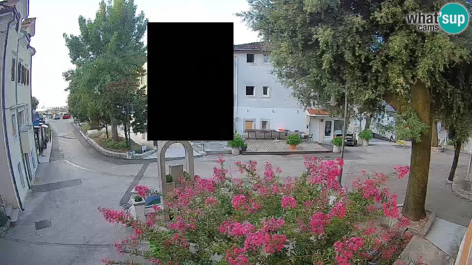 Webcam Mošćenička Draga Center – Live View of the Town Center