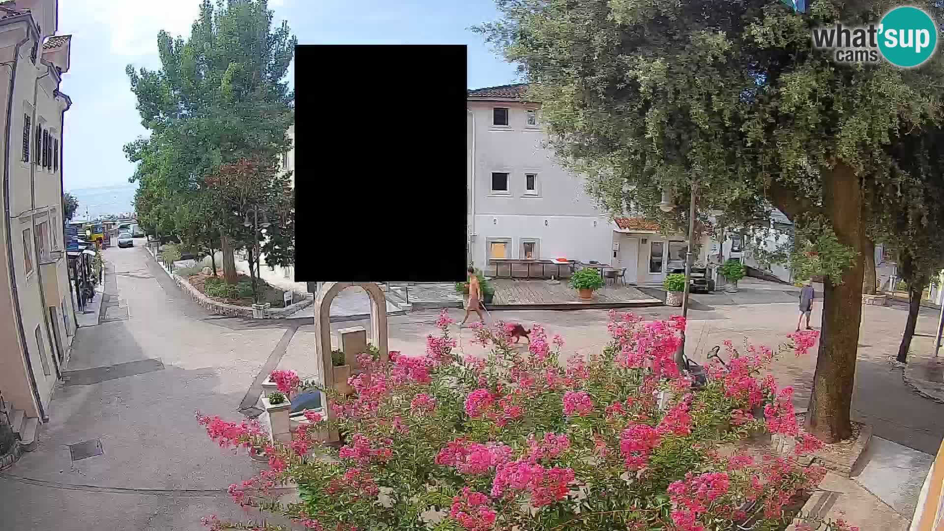 Webcam Mošćenička Draga Zentrum – Liveblick auf das Ortszentrum