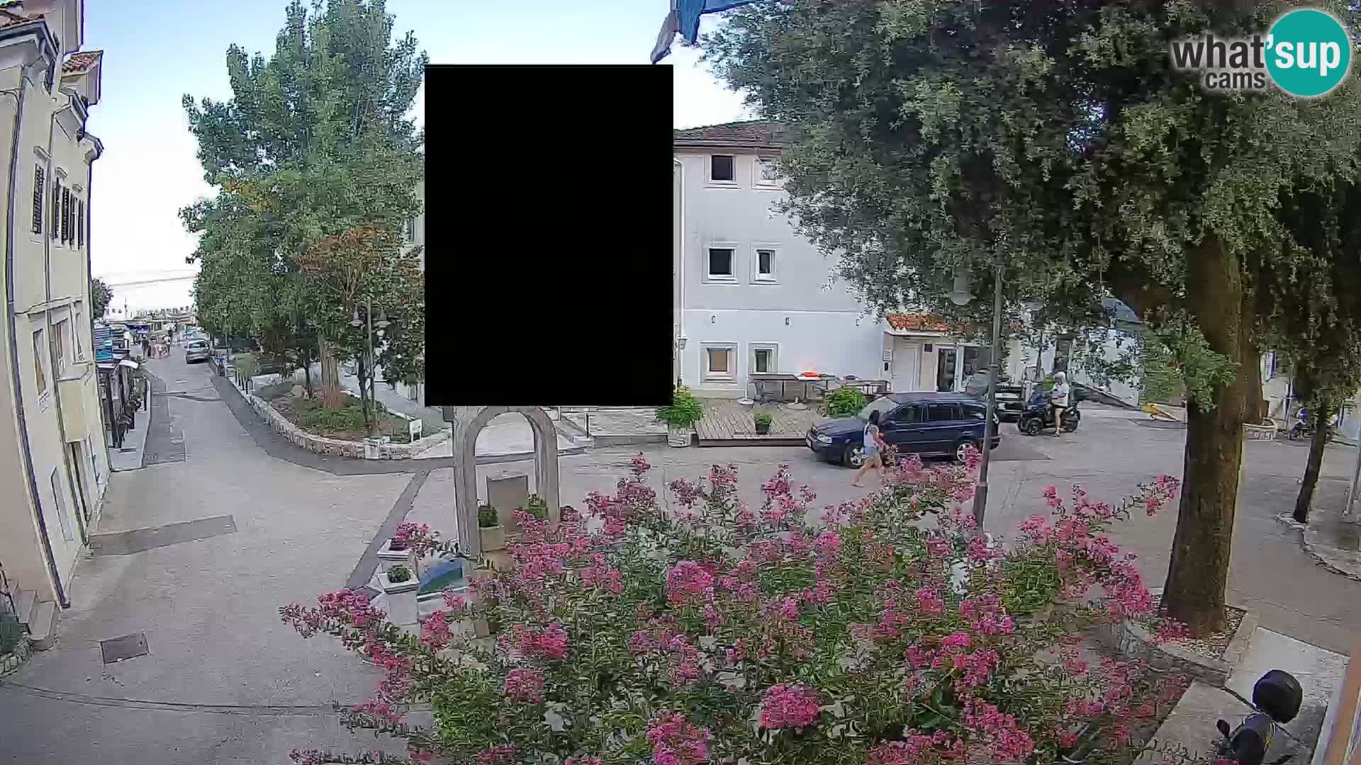 Webcam Centre de Mošćenička Draga – Vue en direct du centre-ville