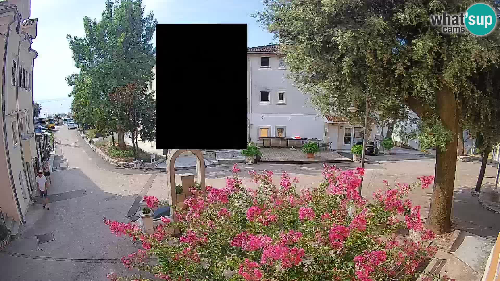 Webcam Mošćenička Draga Center – Live View of the Town Center