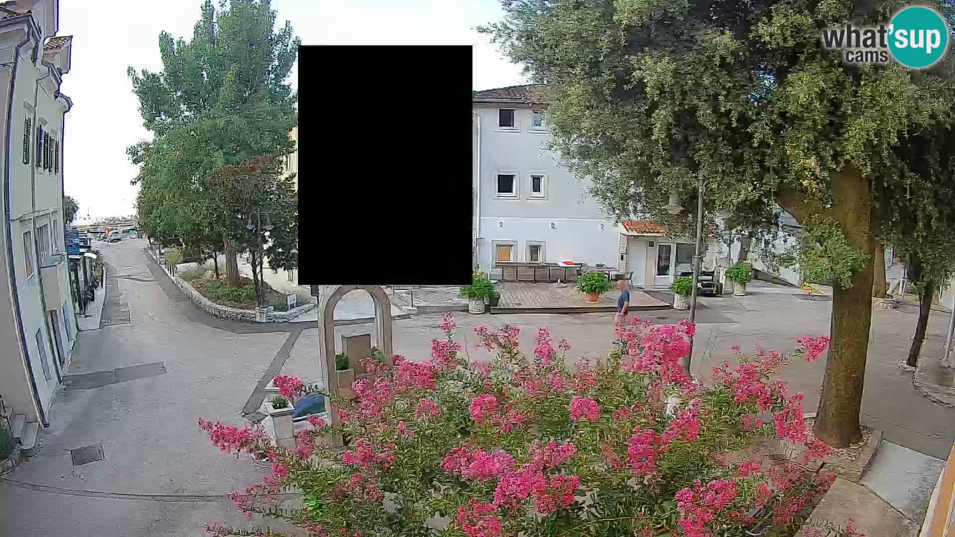 Webcam Mošćenička Draga Center – Live View of the Town Center