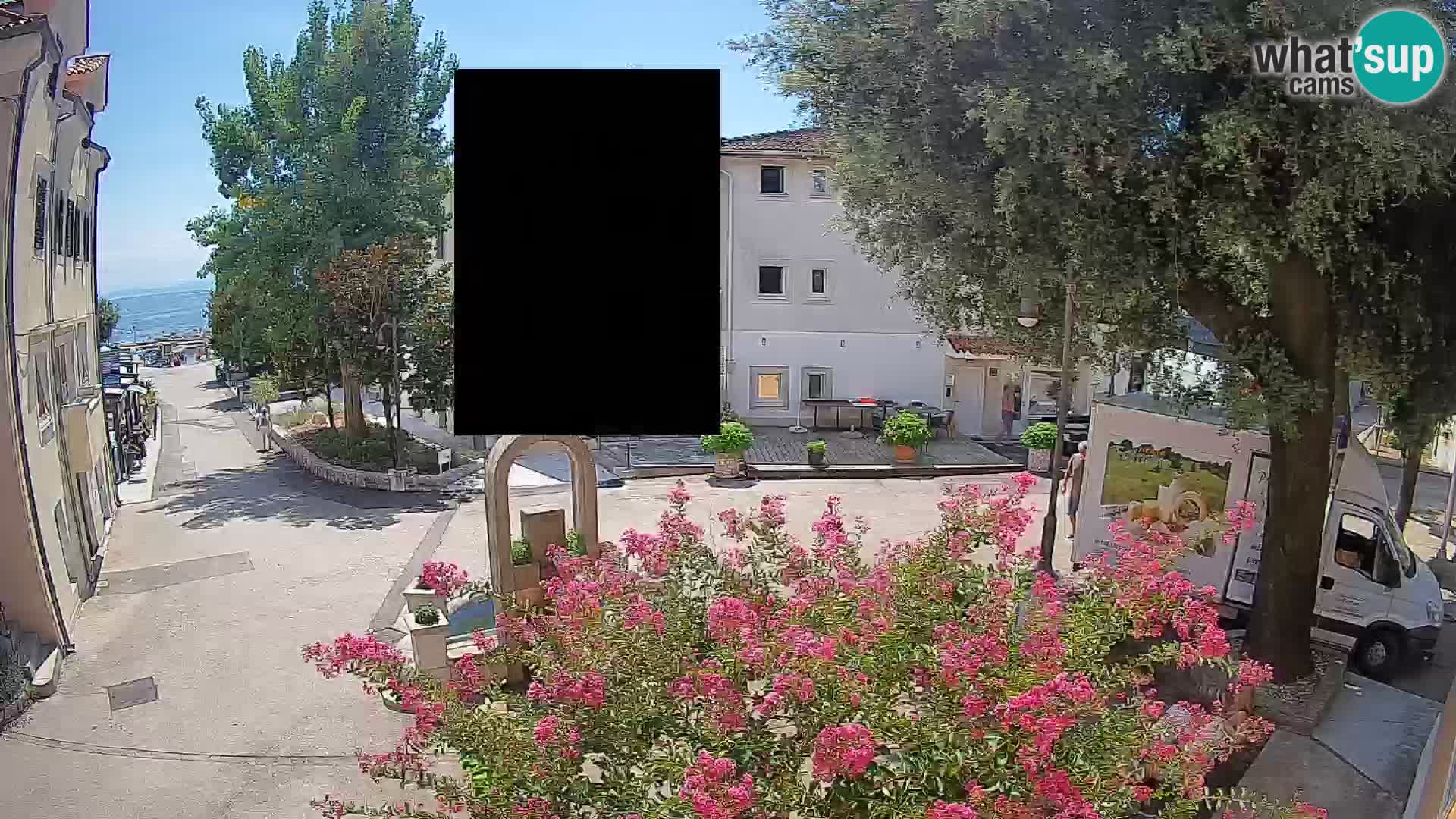 Webcam Mošćenička Draga Zentrum – Liveblick auf das Ortszentrum