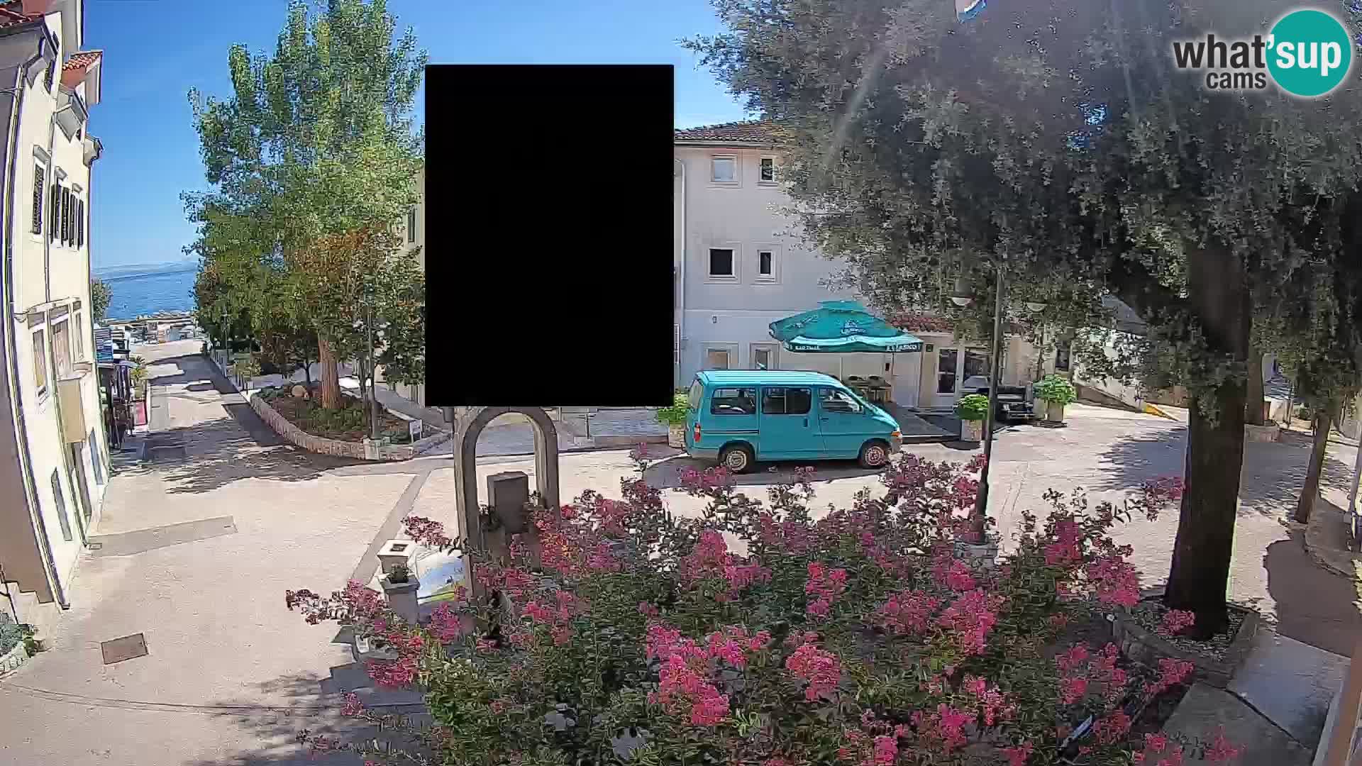 Webcam Mošćenička Draga Center – Live View of the Town Center