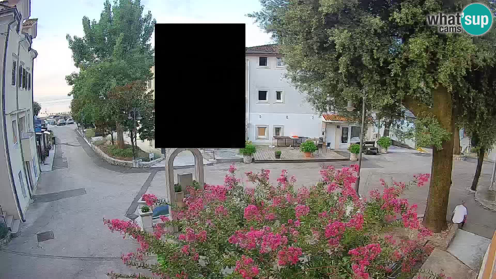 Webcam Centro Draga di Moschiena – Vista live sul centro