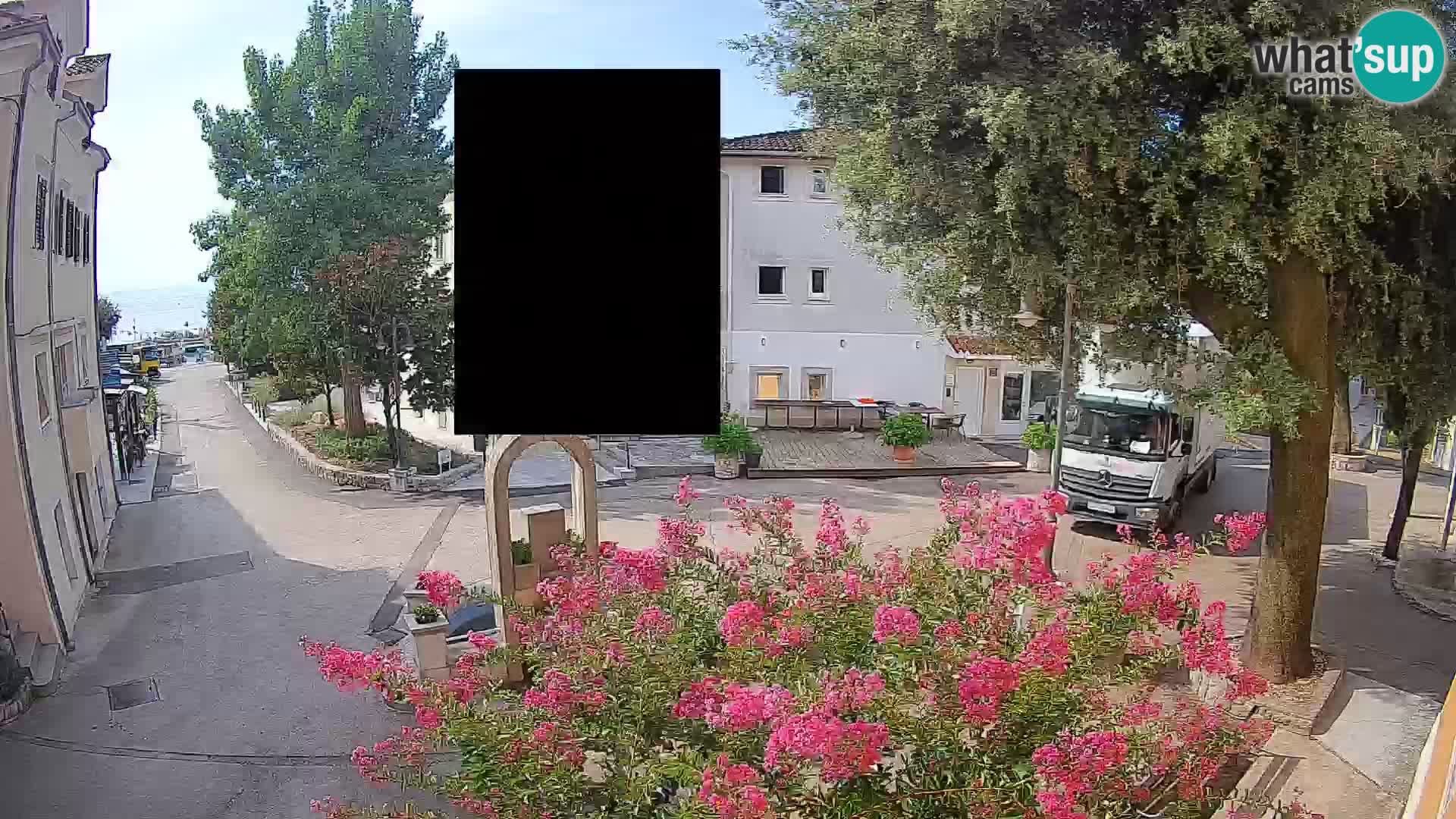 Webcam Mošćenička Draga Center – Live View of the Town Center