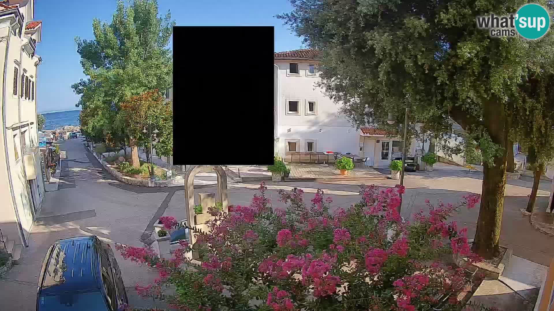 Webcam Centre de Mošćenička Draga – Vue en direct du centre-ville