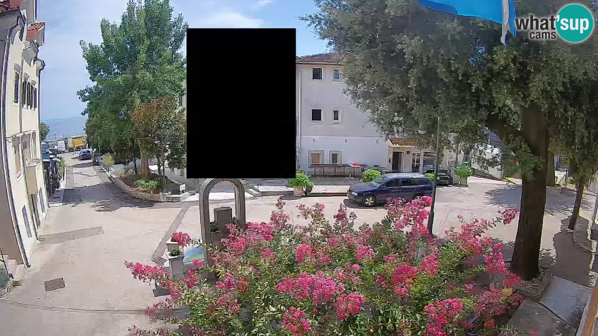 Web kamera centar Mošćeničke Drage – Pogled uživo