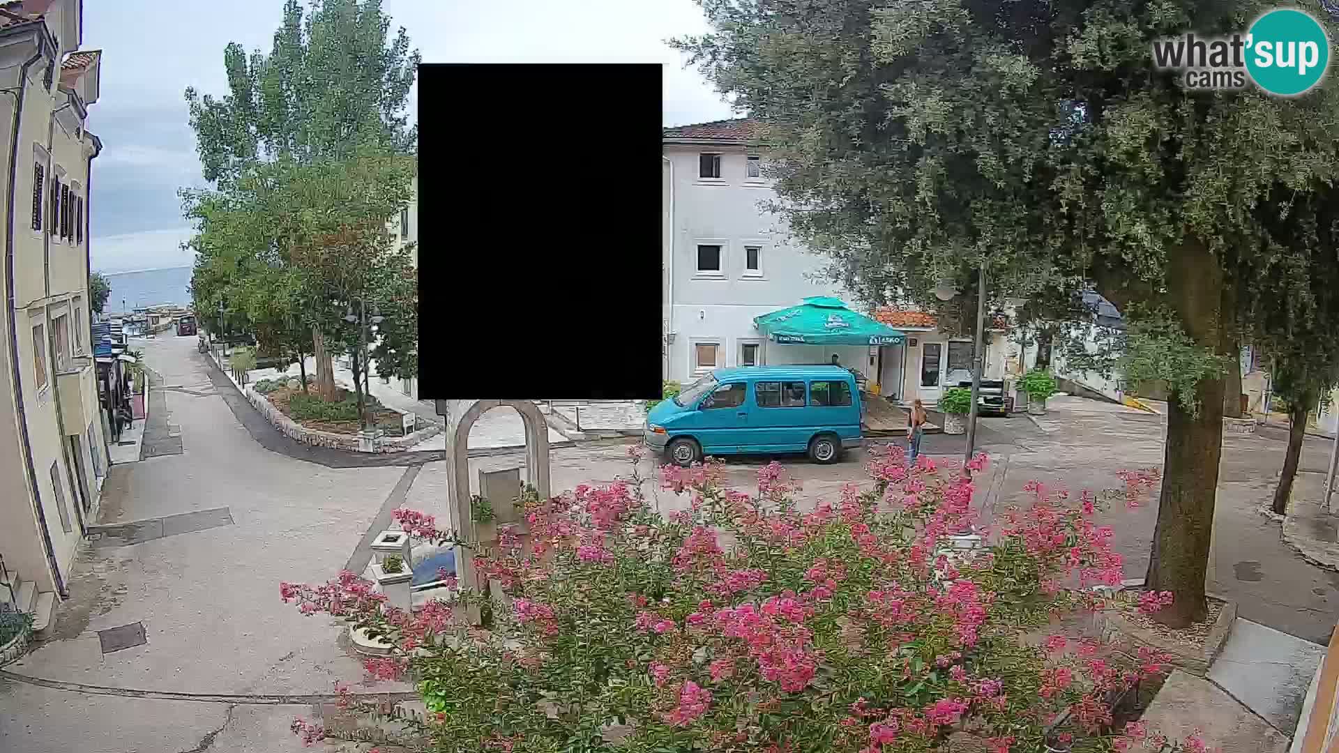 Web kamera centar Mošćeničke Drage – Pogled uživo