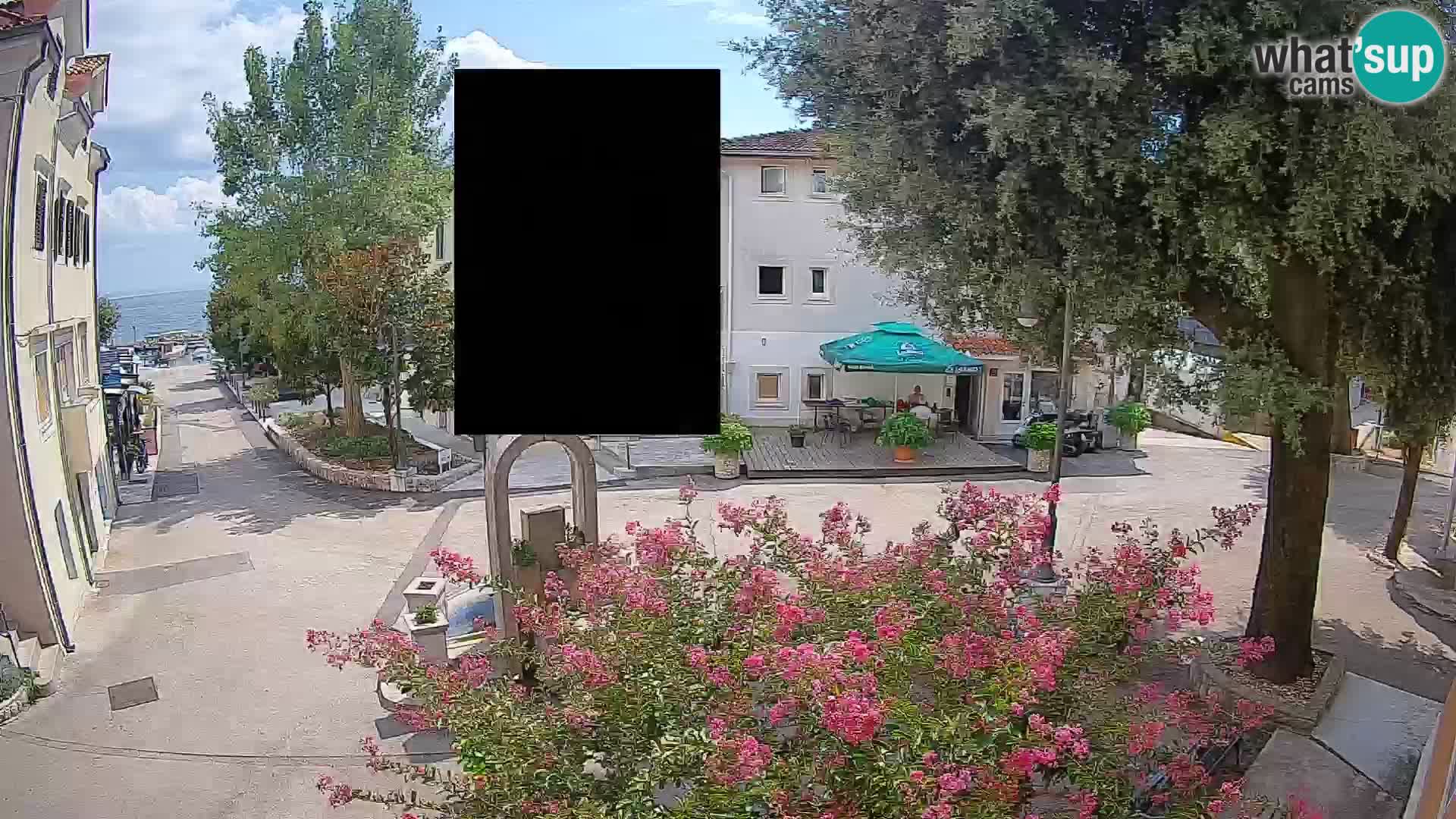 Webcam centre de Mošćenička Draga – Vue en direct du centre-ville