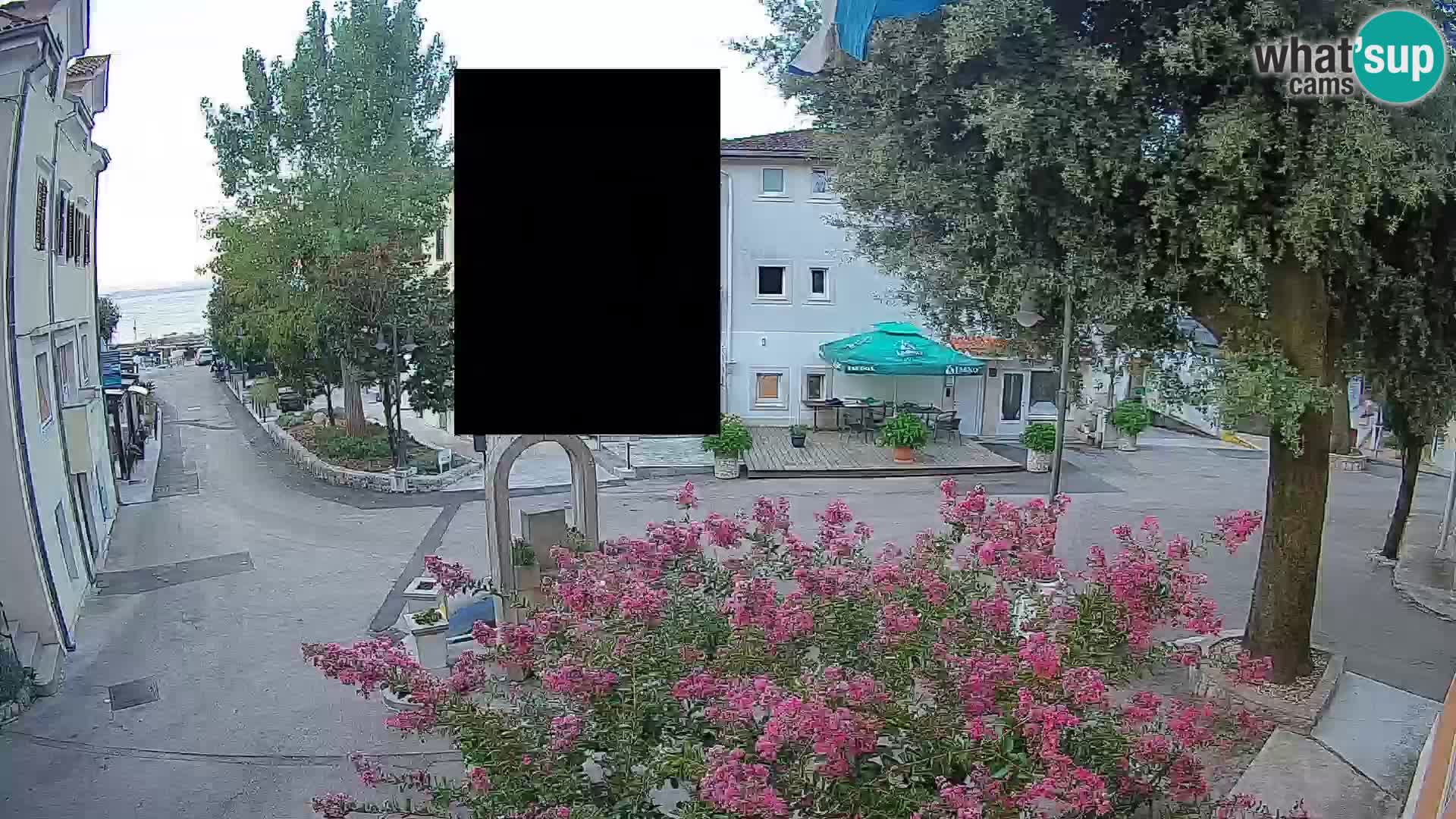Webcam Mošćenička Draga Center – Live View of the Town Center