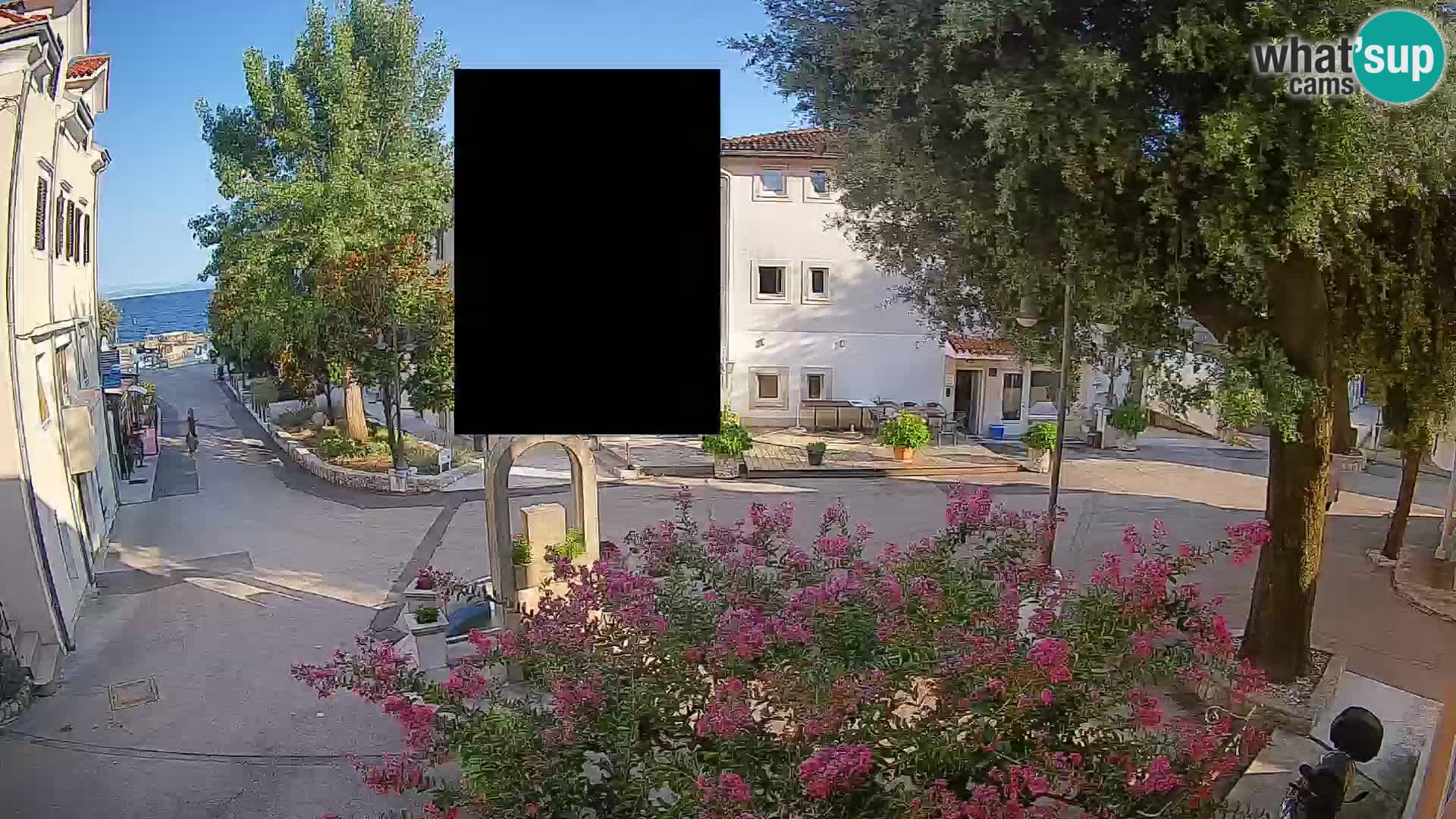 Spletna kamera center Mošćeniška Draga – Pogled v živo