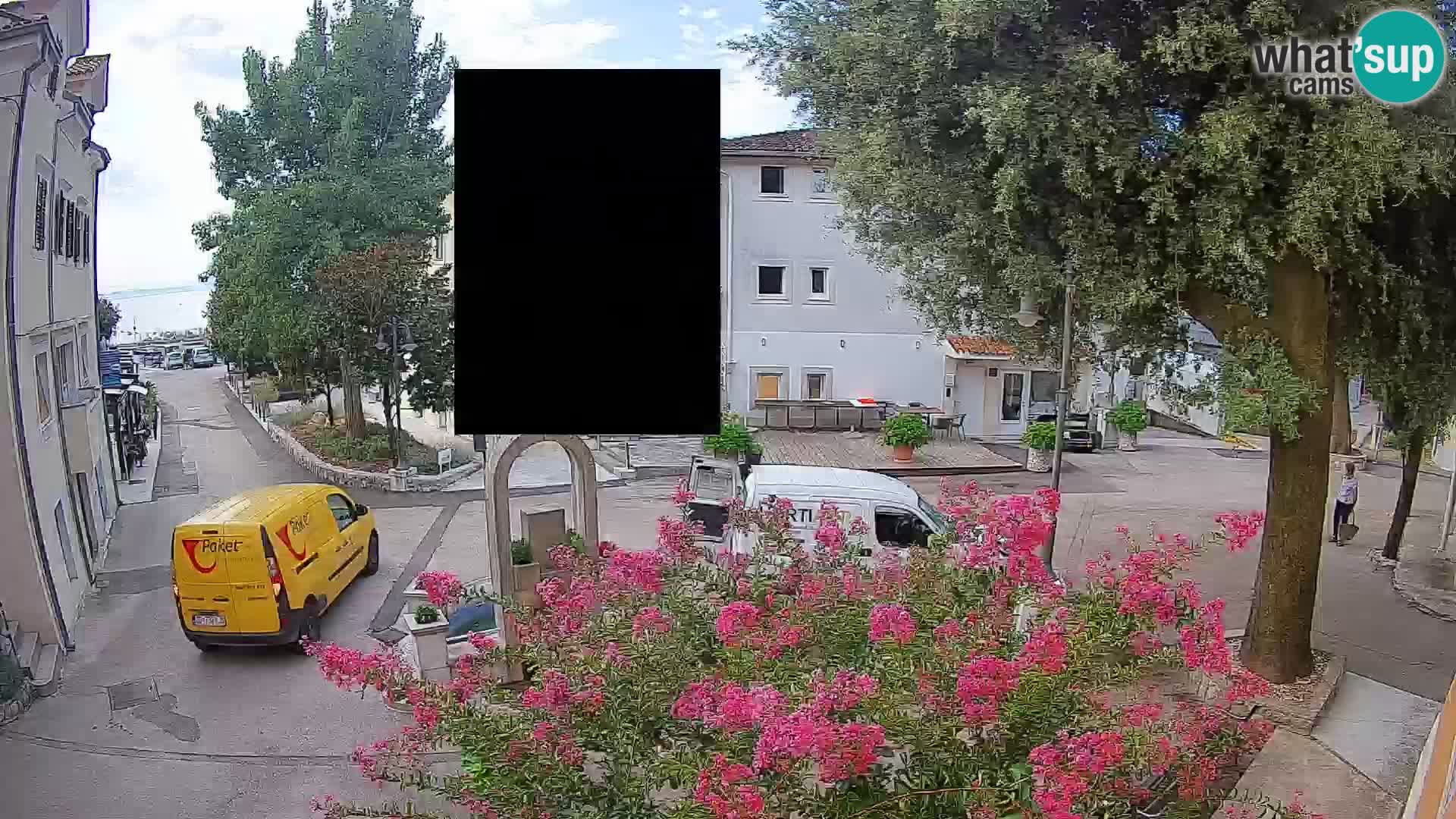 Webcam Mošćenička Draga Zentrum – Liveblick auf das Ortszentrum