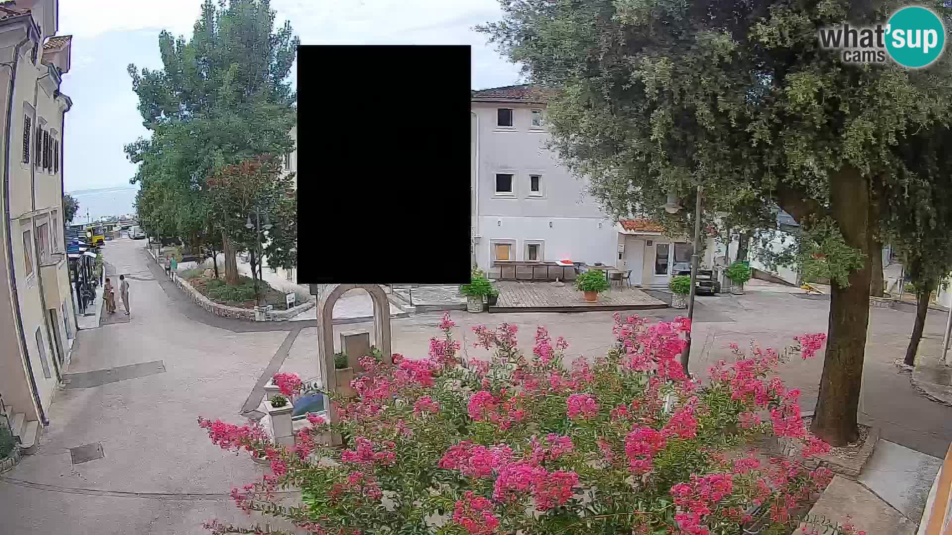 Webcam Mošćenička Draga Center – Live View of the Town Center