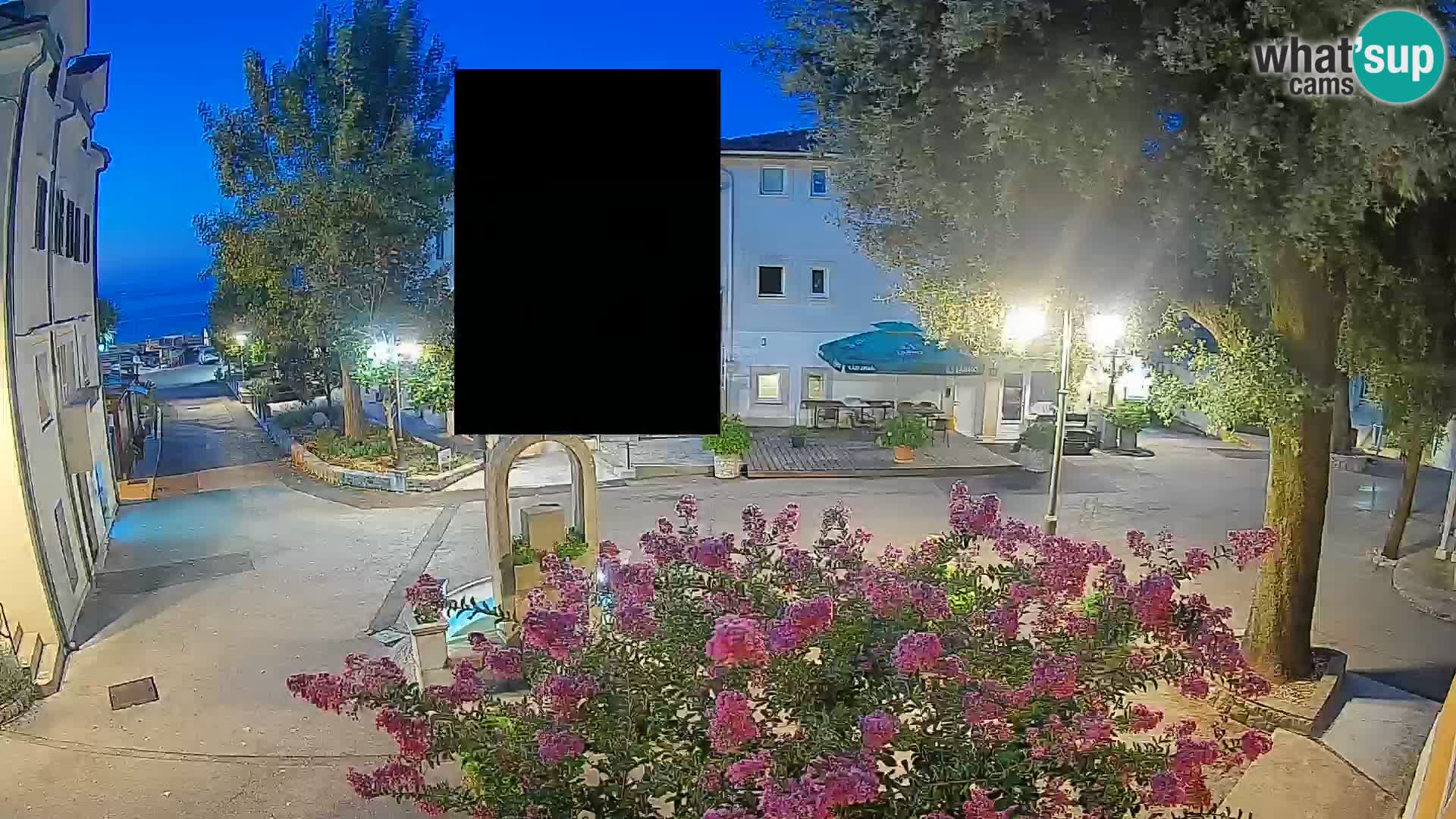 Webcam centre de Mošćenička Draga – Vue en direct du centre-ville