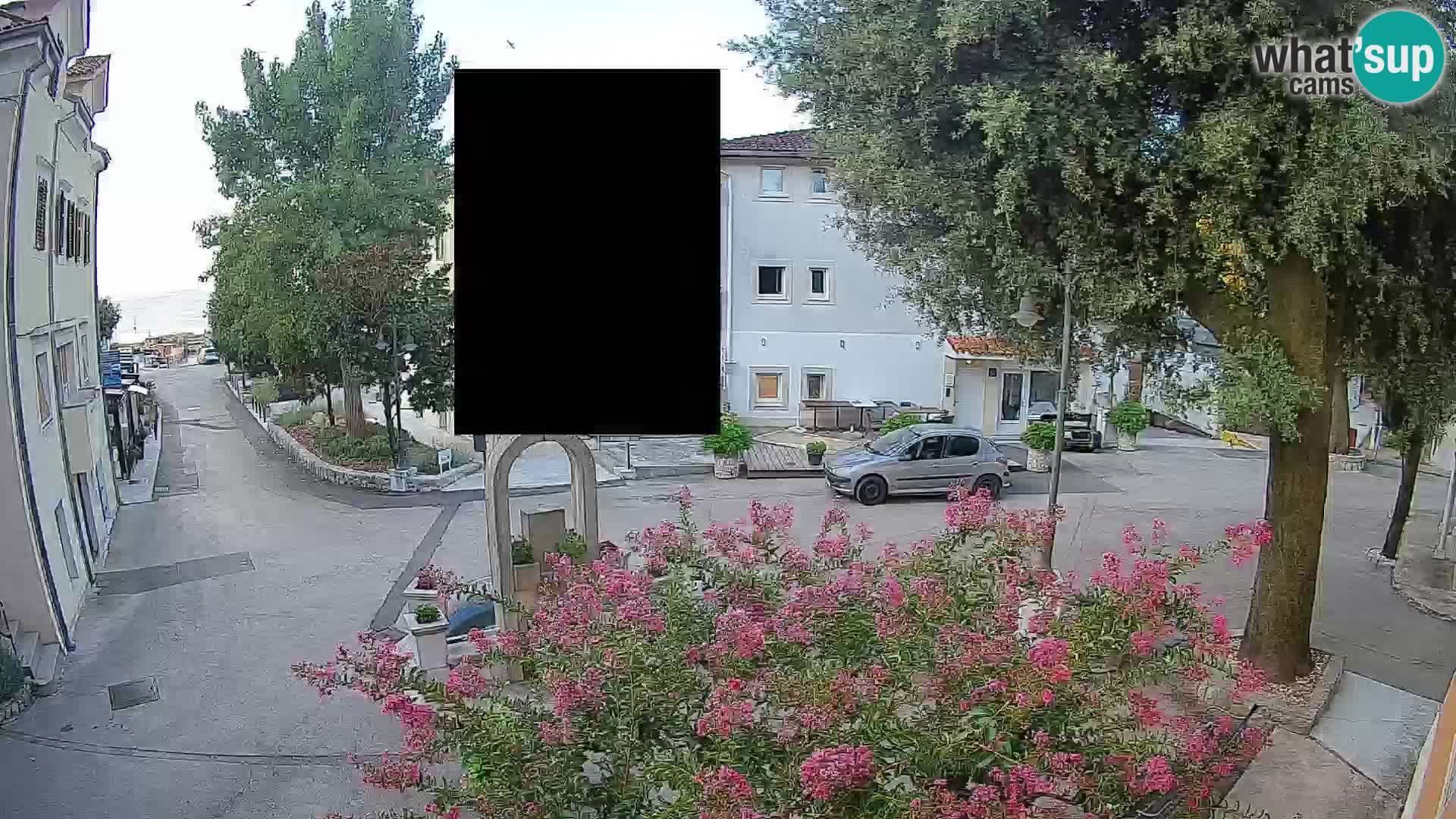 Webcam Centre de Mošćenička Draga – Vue en direct du centre-ville