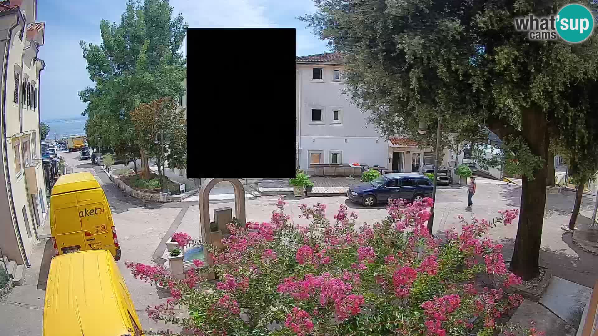 Webcam Centro Draga di Moschiena – Vista live sul centro