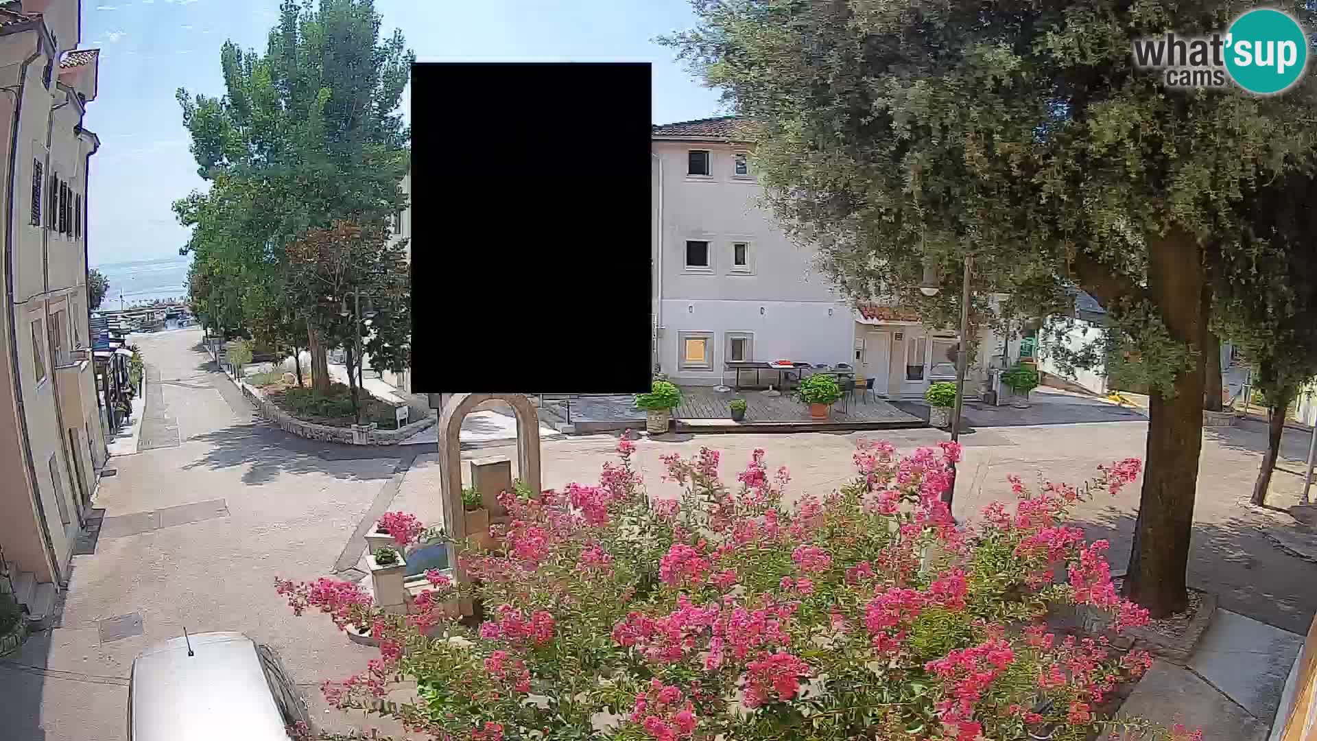 Webcam centre de Mošćenička Draga – Vue en direct du centre-ville