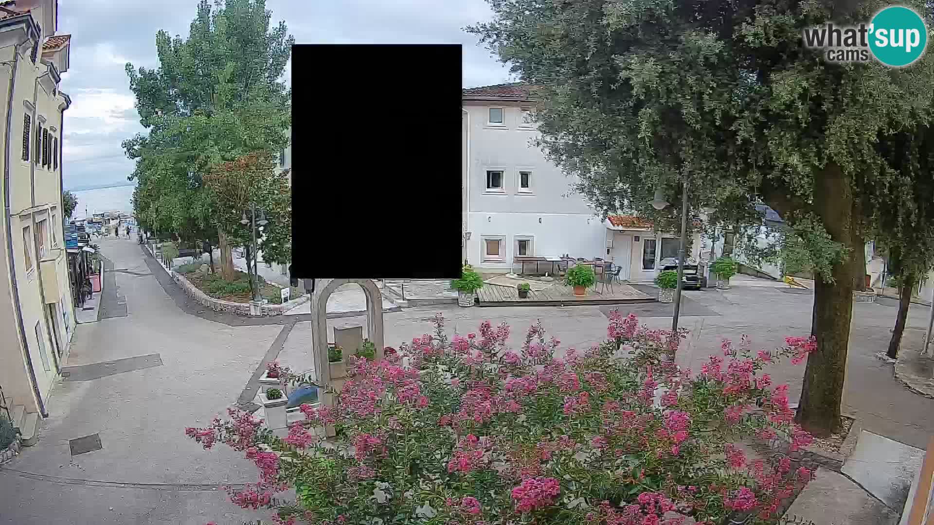 Webcam centre de Mošćenička Draga – Vue en direct du centre-ville