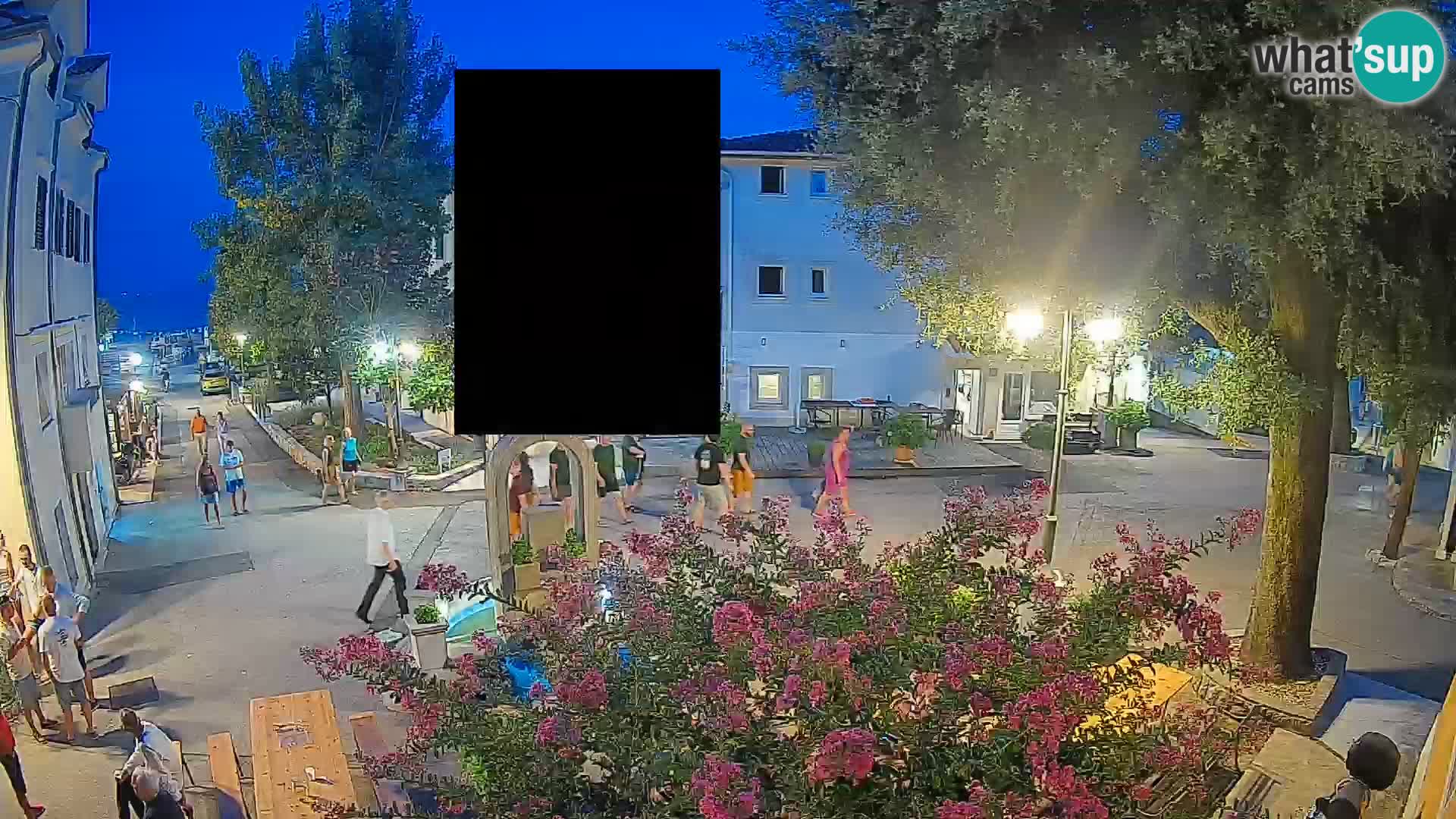 Spletna kamera center Mošćeniška Draga – Pogled v živo