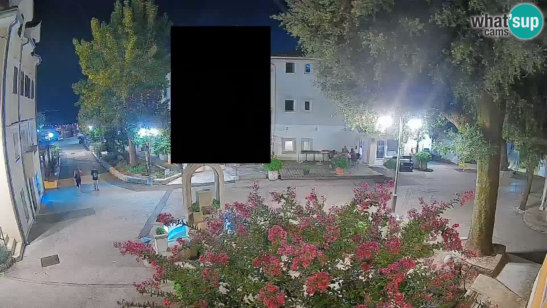 Webcam Mošćenička Draga Center – Live View of the Town Center