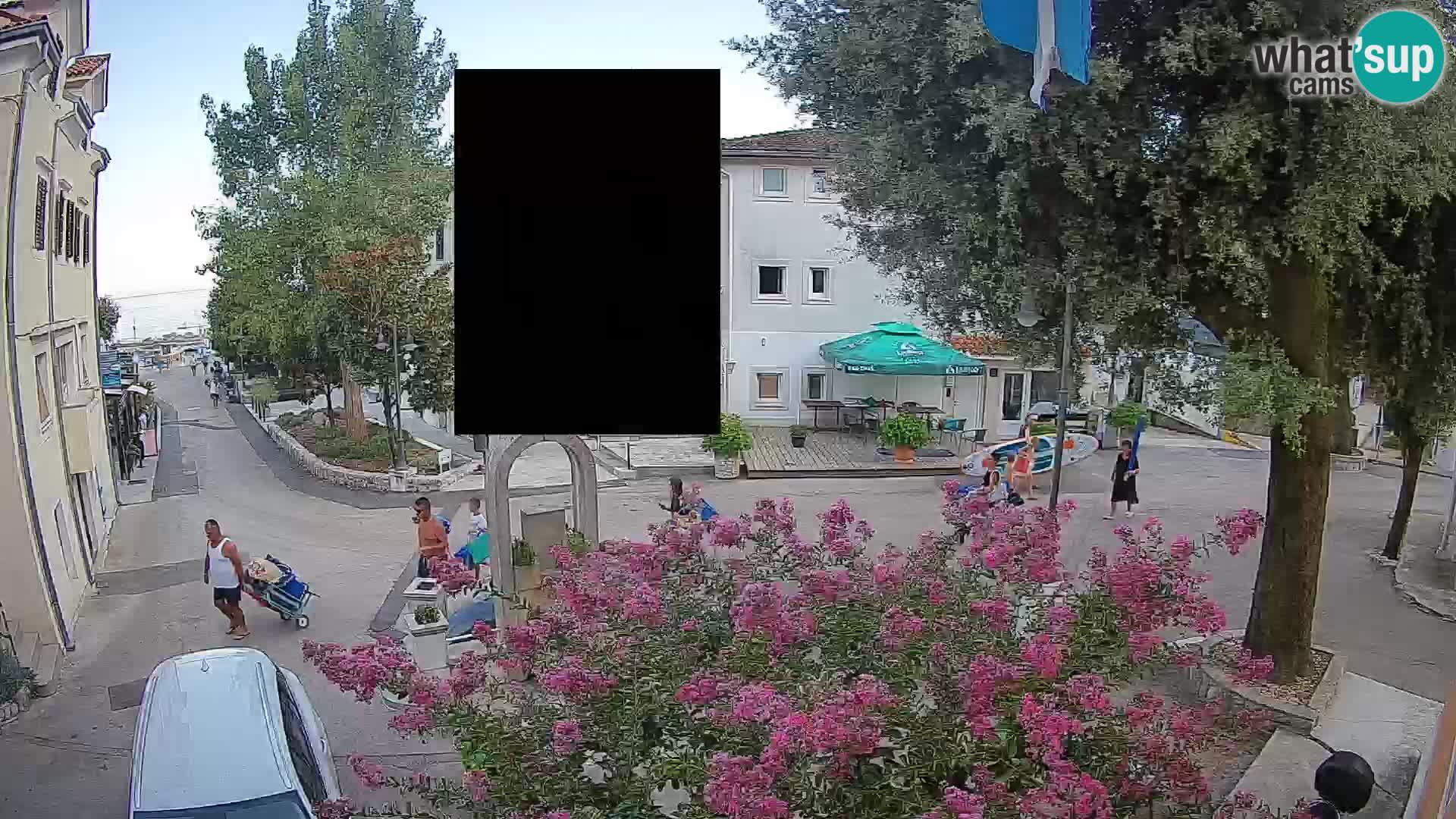 Webcam Centre de Mošćenička Draga – Vue en direct du centre-ville