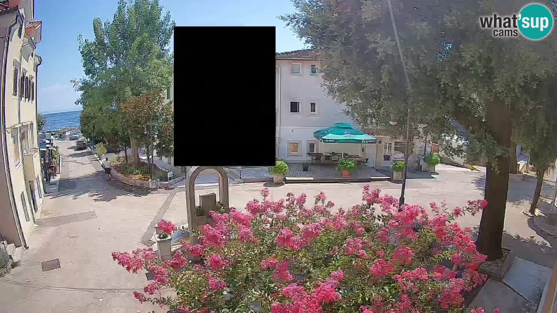 Webcam Mošćenička Draga Zentrum – Liveblick auf das Ortszentrum