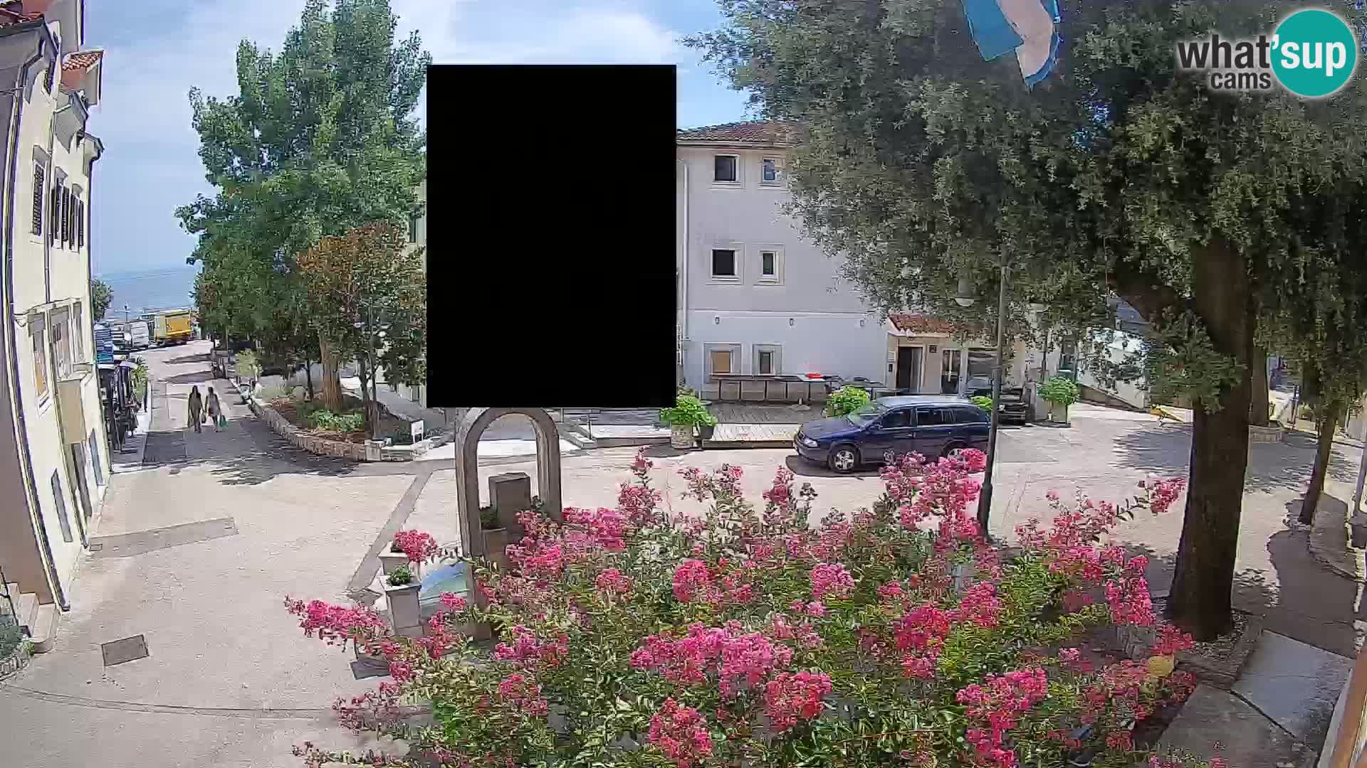Webcam Mošćenička Draga Zentrum – Liveblick auf das Ortszentrum