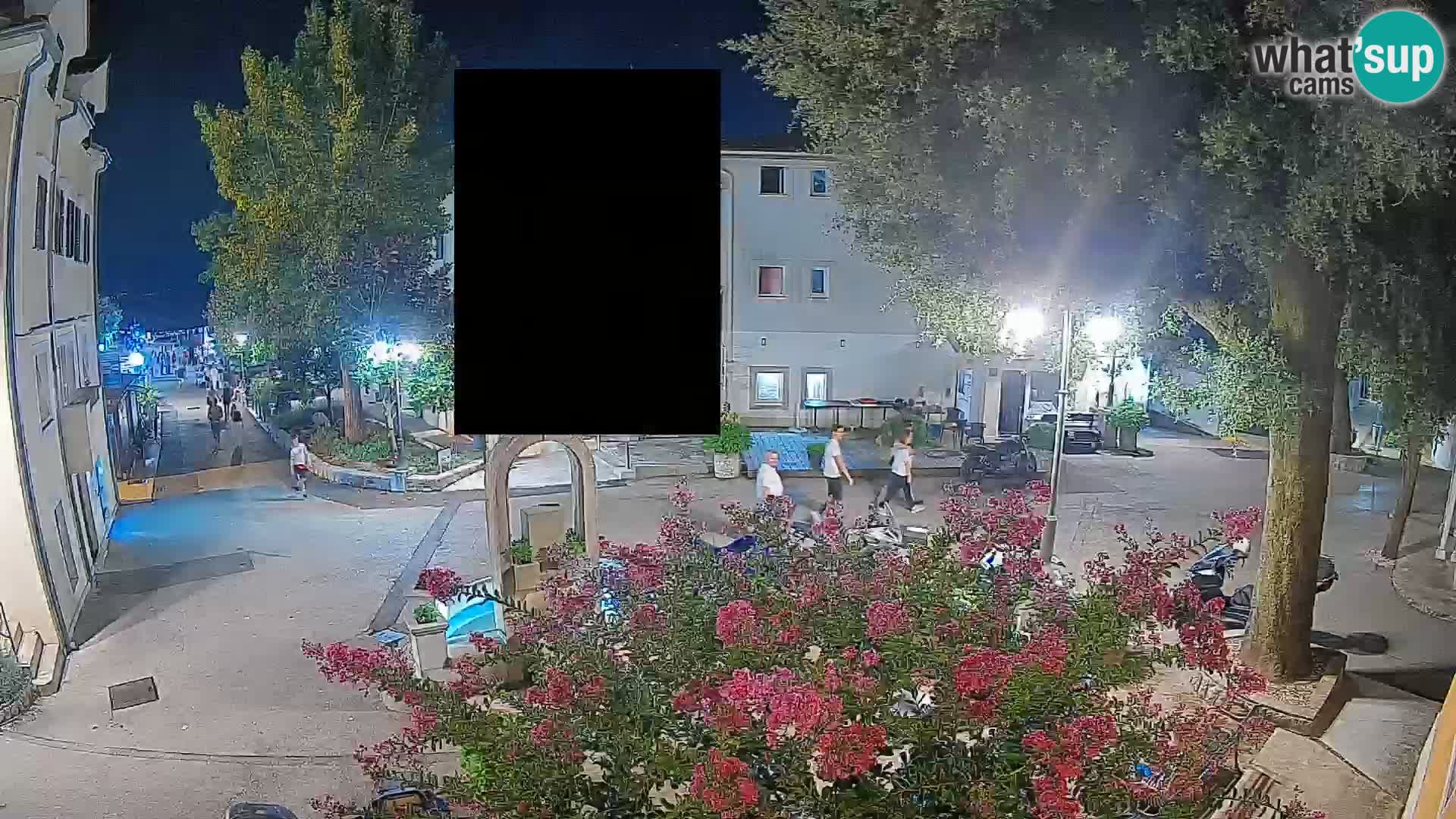 Webcam Mošćenička Draga Center – Live View of the Town Center