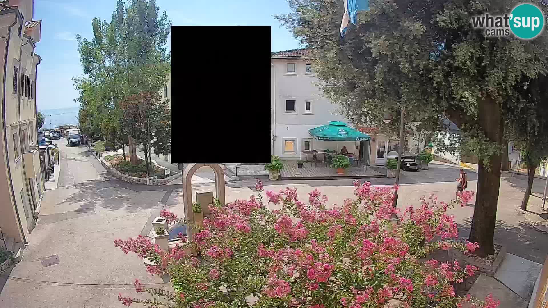 Webcam Mošćenička Draga Zentrum – Liveblick auf das Ortszentrum
